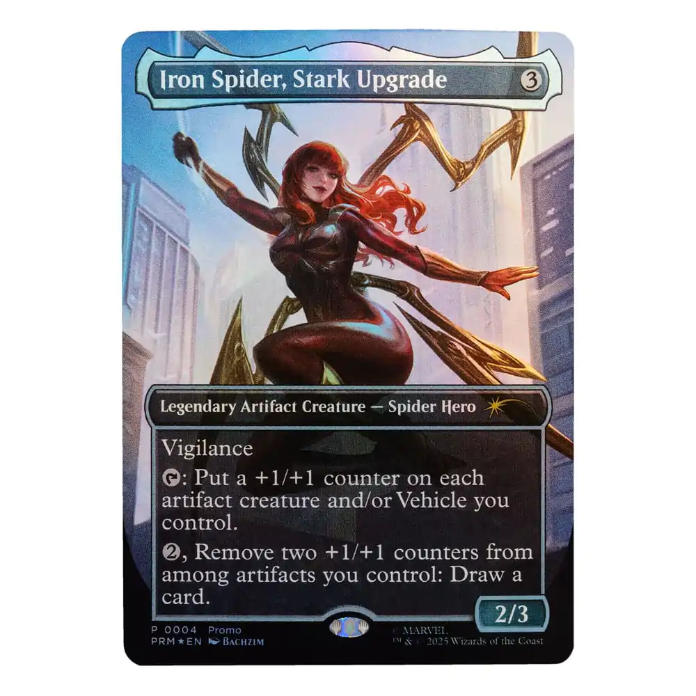 Marvel Legends Magic: The Gathering Figurina de actiune Mary Jane Watson (Iron Spider) (plus Exclusive Foil Card) 15 cm poza produsului