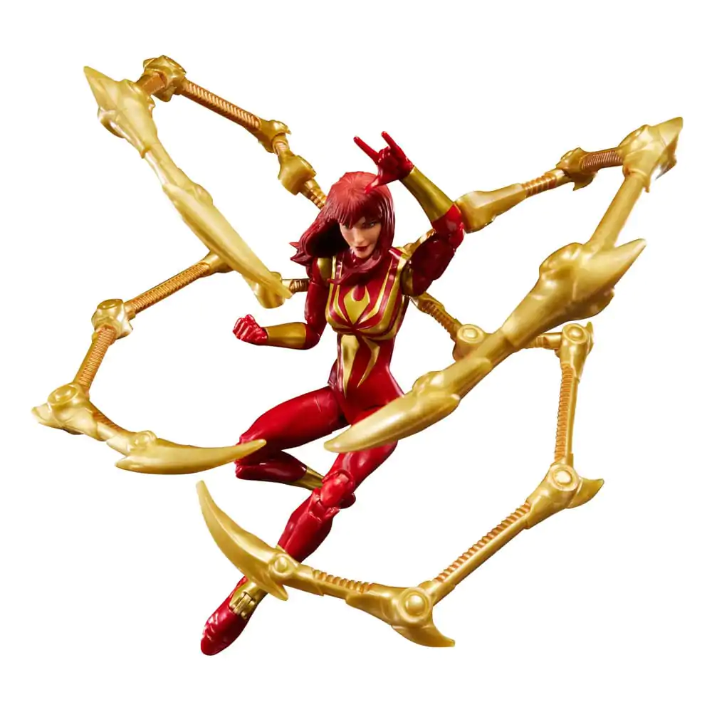 Marvel Legends Magic: The Gathering Figurina de actiune Mary Jane Watson (Iron Spider) (plus Exclusive Foil Card) 15 cm poza produsului