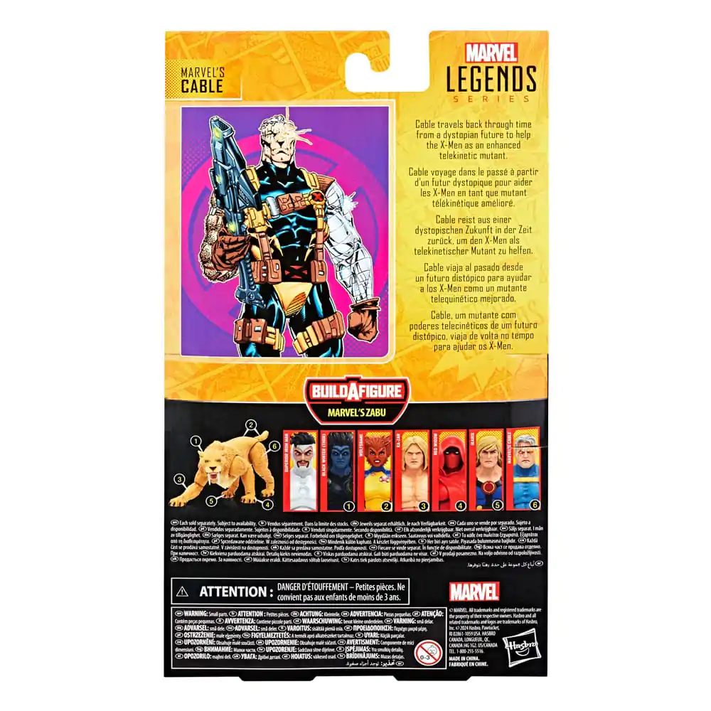 Marvel Legends Figurina de actiune Marvel's Cable (BAF: Marvel's Zabu) 15 cm poza produsului
