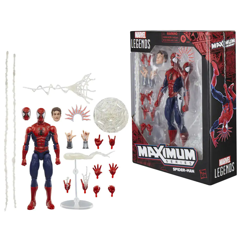 Figurină Spider-Man 15 cm din seria Marvel Legends Maximum poza produsului