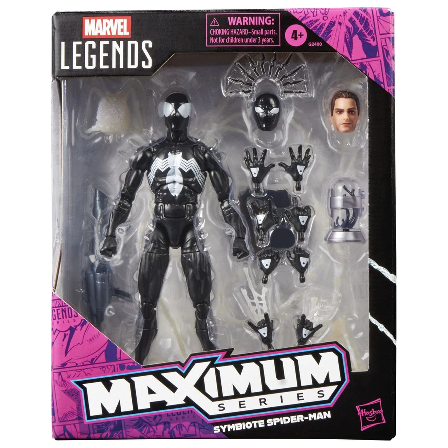 Marvel Legends Maximum Series Symbiote Spider-man figura Marvel 15cm poza produsului