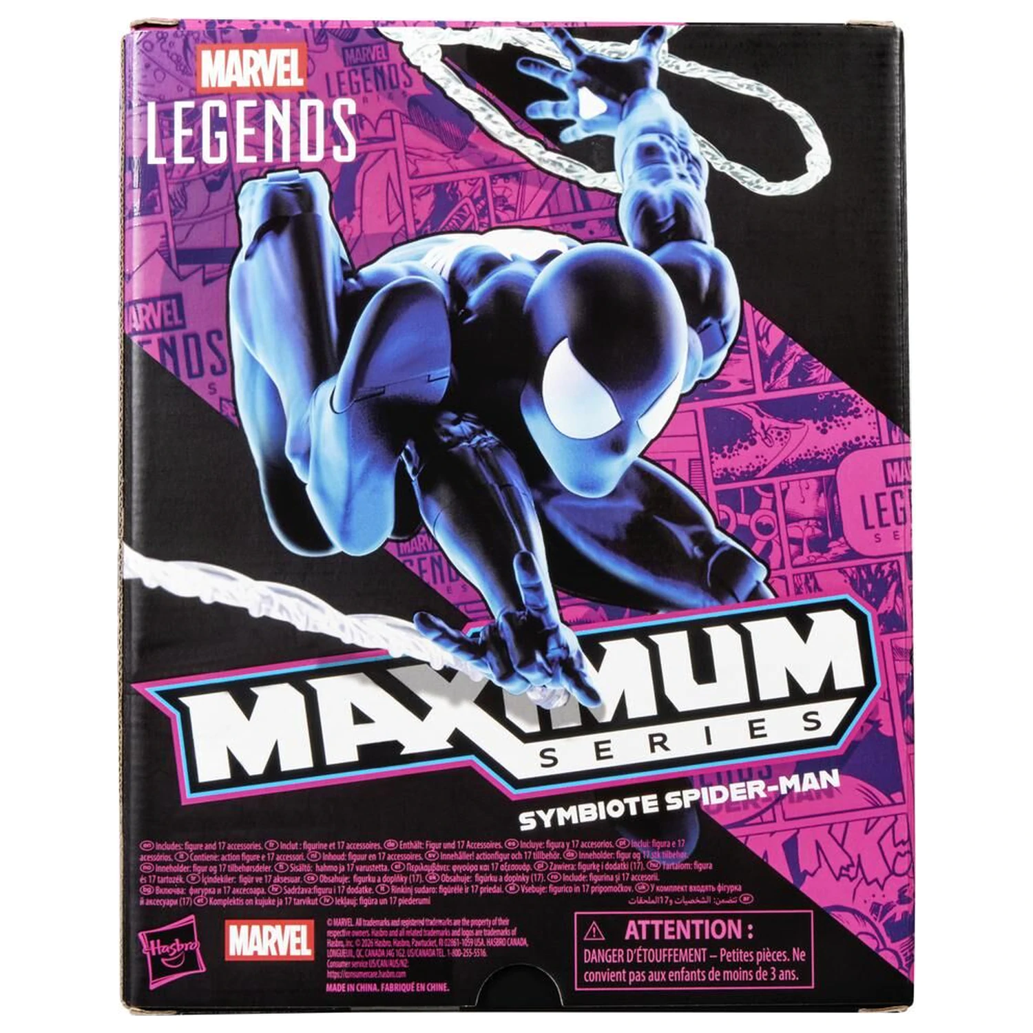 Marvel Legends Maximum Series Symbiote Spider-man figura Marvel 15cm poza produsului