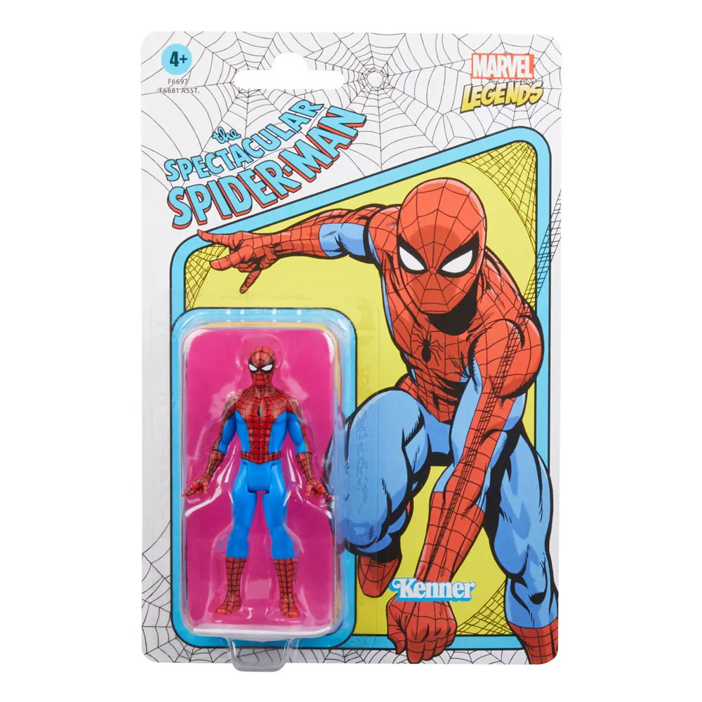 Marvel Legends Retro Collection figurină de acțiune the Spectacular Spider-Man 10 cm poza produsului