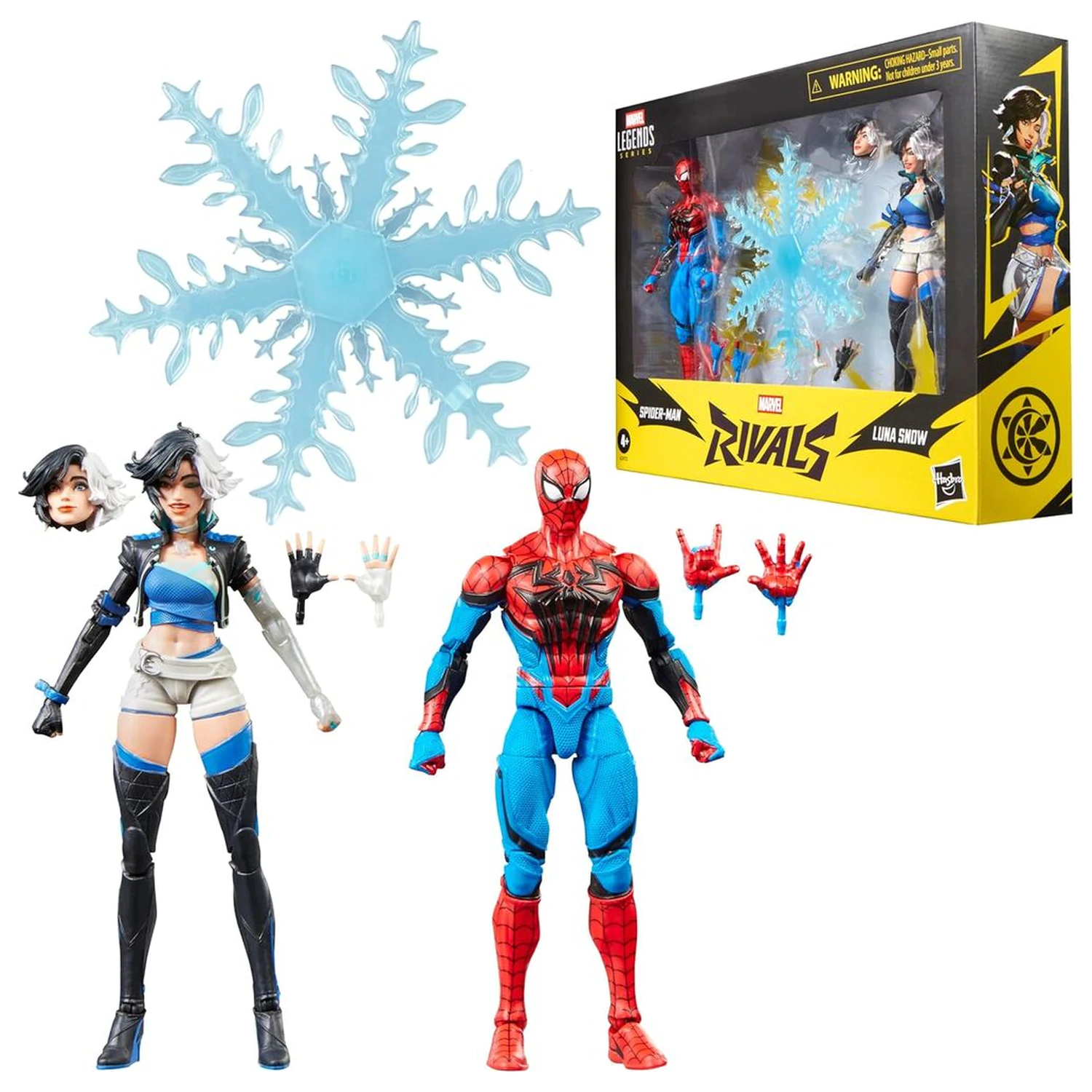 Marvel Legends Rivals Spider-Man & Luna Snow figurină 15 cm poza produsului