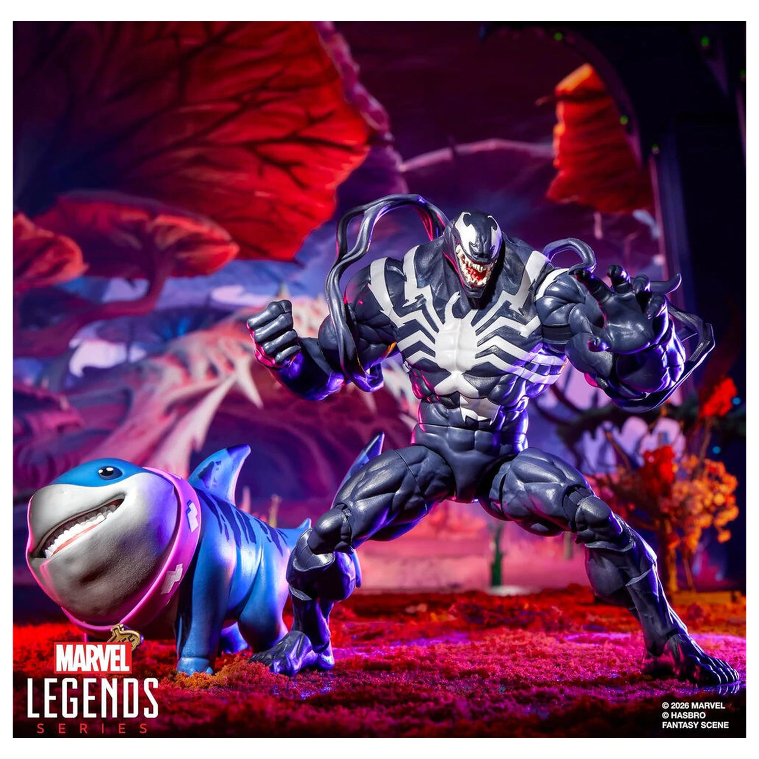 Marvel Legends Rivals Venom & Jeff the Land Shark figurina 15cm poza produsului