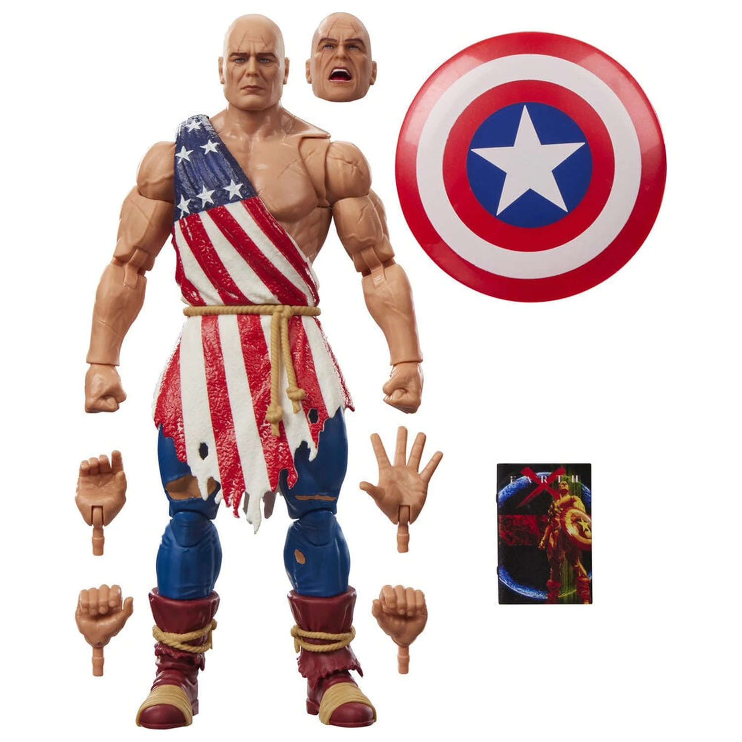 Marvel Legends Series Captain America Earth figura de 15cm poza produsului