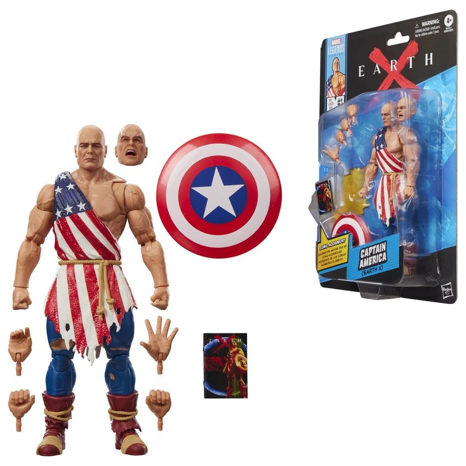 Marvel Legends Series Captain America Earth figura de 15cm poza produsului