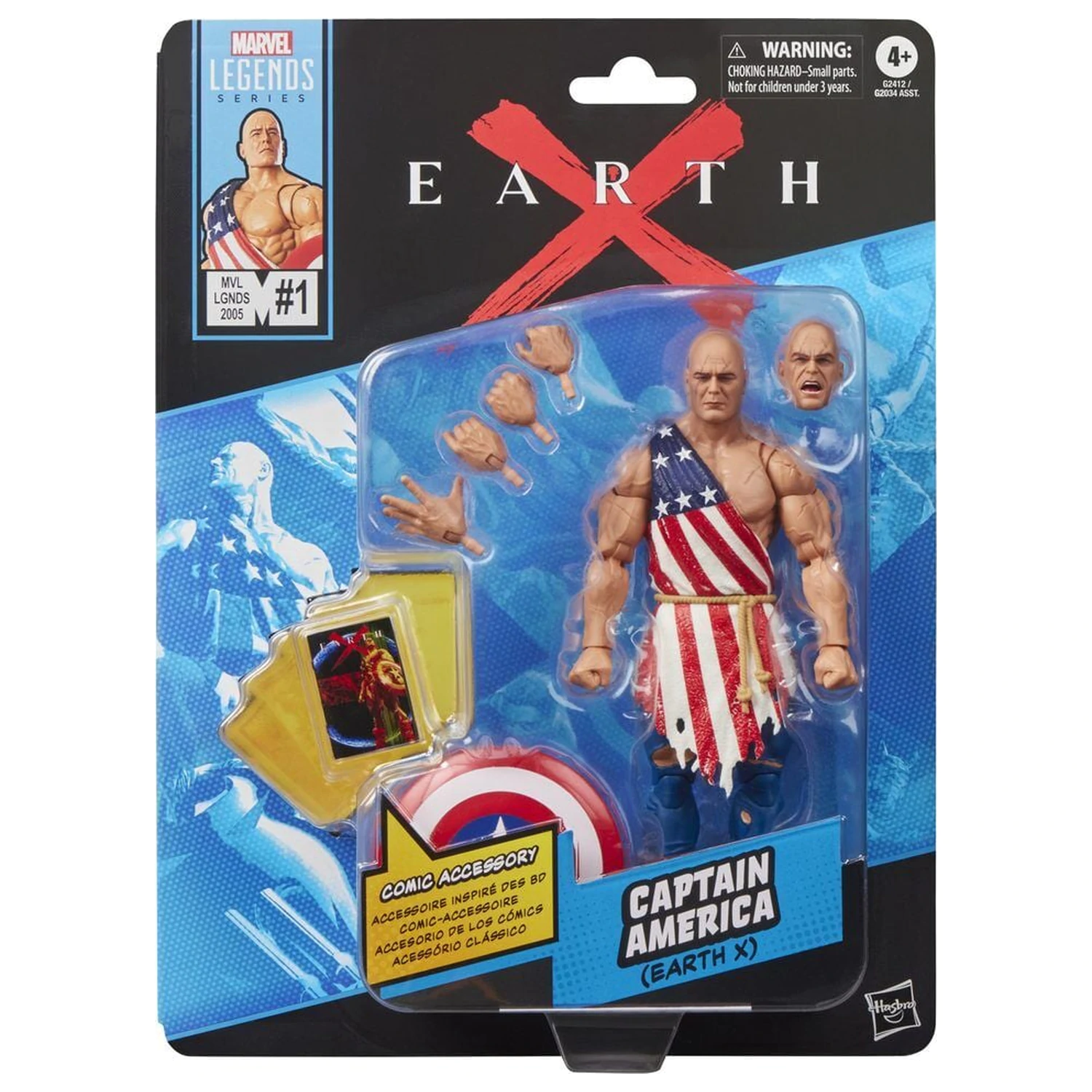 Marvel Legends Series Captain America Earth figura de 15cm poza produsului