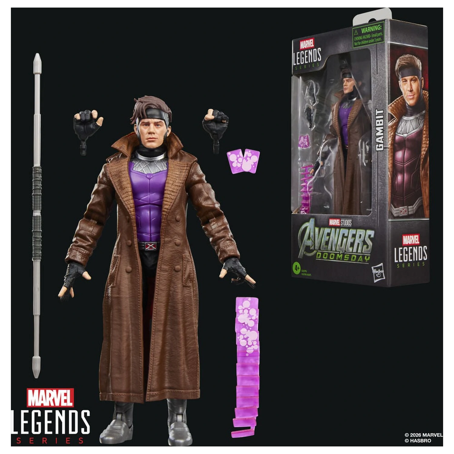 Figurina Marvel Legends Series Avengers Doomsday Gambit 15cm poza produsului