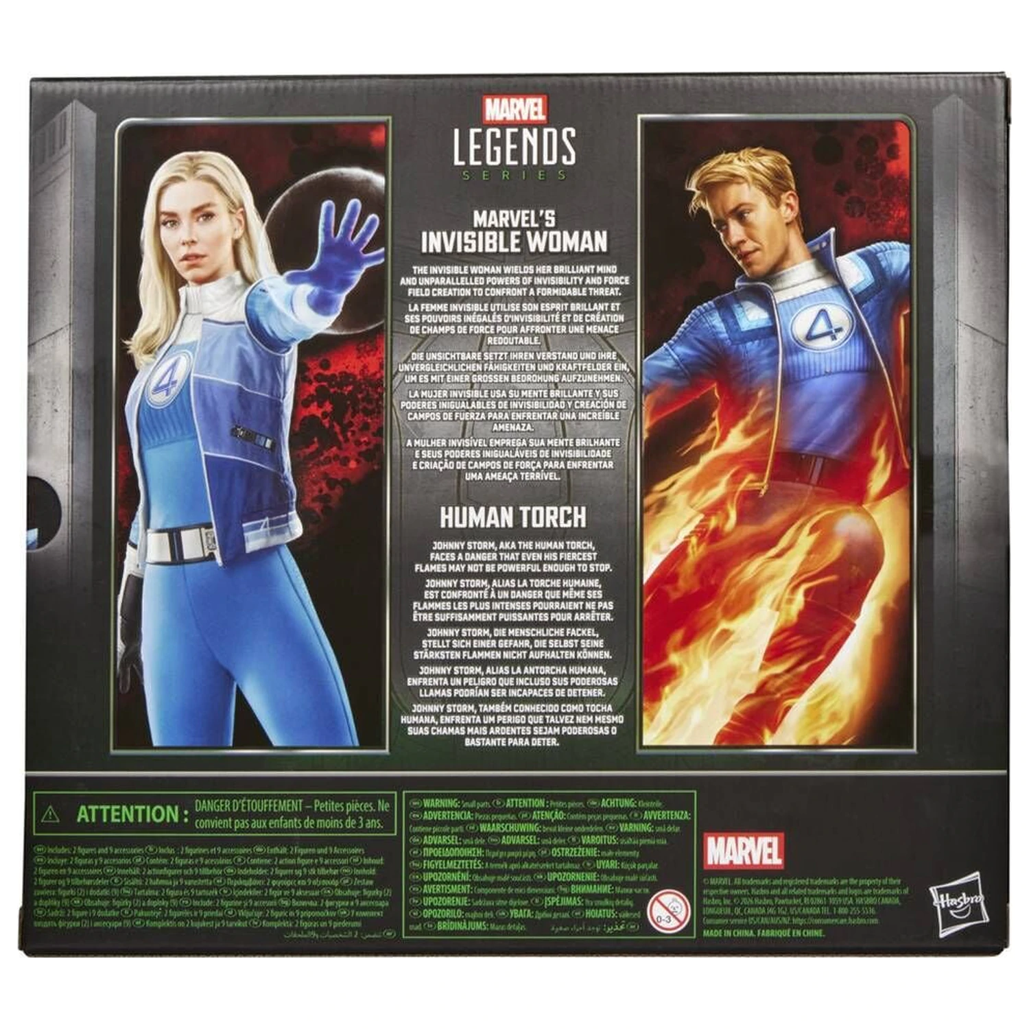 Marvel Legends Series Avengers Doomsday Invisible Woman & Human Torch pachet 2 figurine 15 cm poza produsului