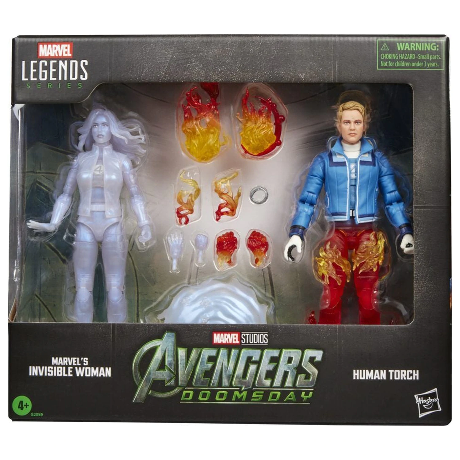 Marvel Legends Series Avengers Doomsday Invisible Woman & Human Torch pachet 2 figurine 15 cm poza produsului