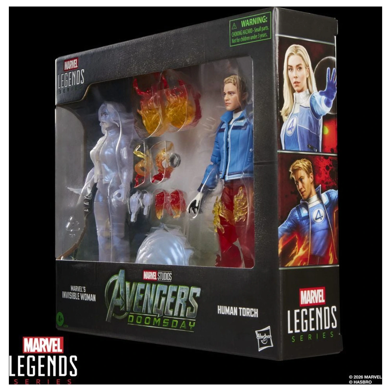 Marvel Legends Series Avengers Doomsday Invisible Woman & Human Torch pachet 2 figurine 15 cm poza produsului