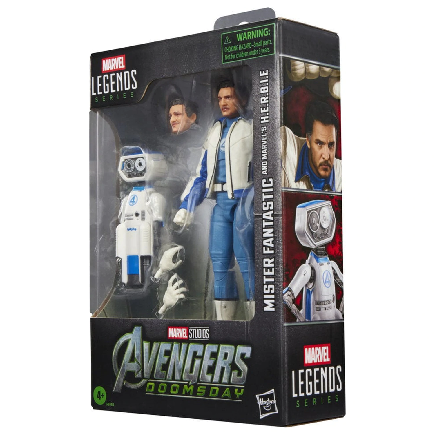 Figura Marvel Legends Series Avengers Doomsday Mister Fantastic si Marvels H.E.R.B.I.E. 15 cm poza produsului