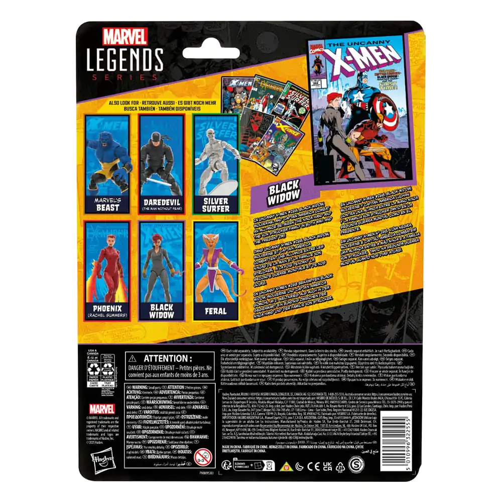 Marvel Legends Series Black Widow - figurina Black Widow 15cm poza produsului