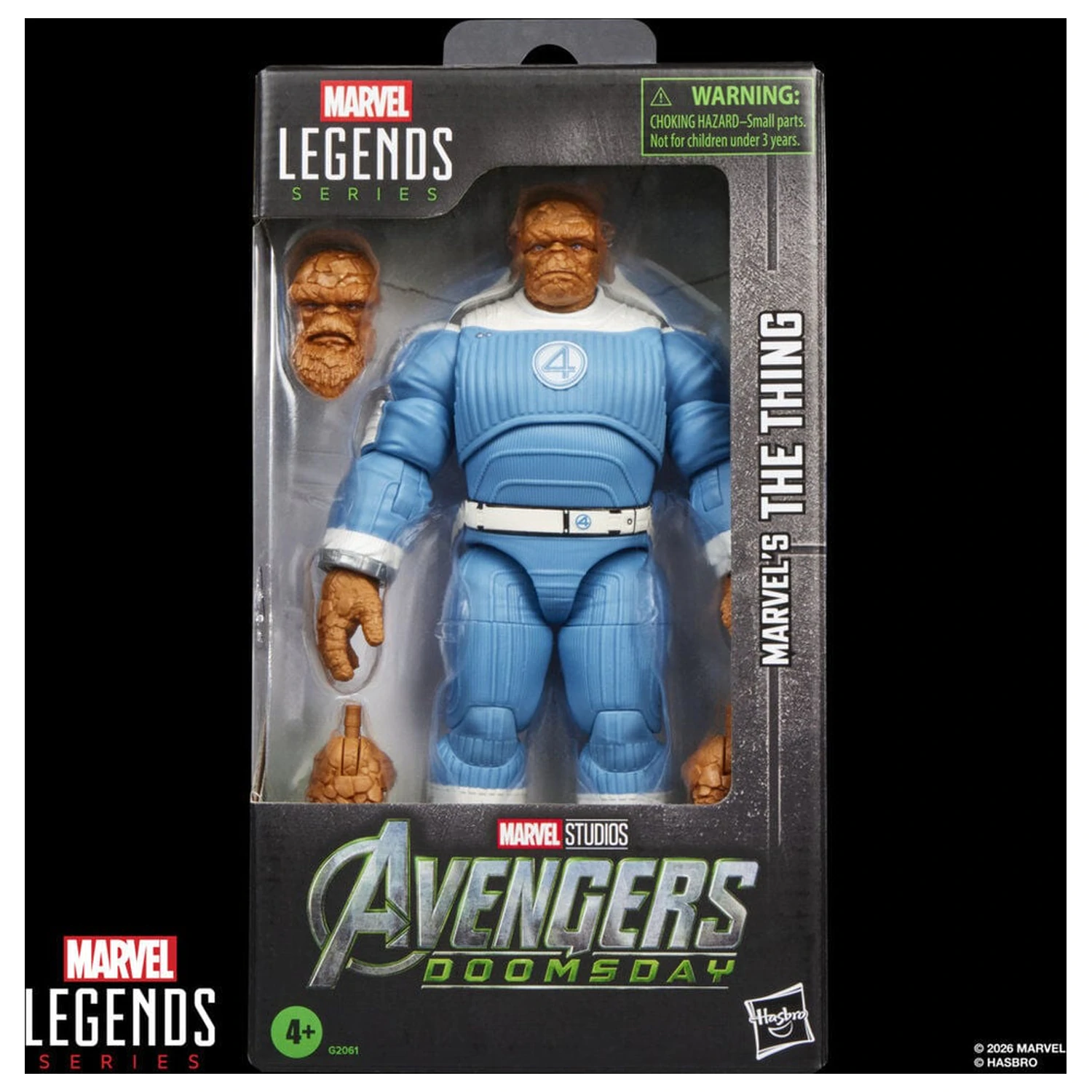 Figurina Marvel Legends Series Avengers Doomsday The Thing 15 cm poza produsului