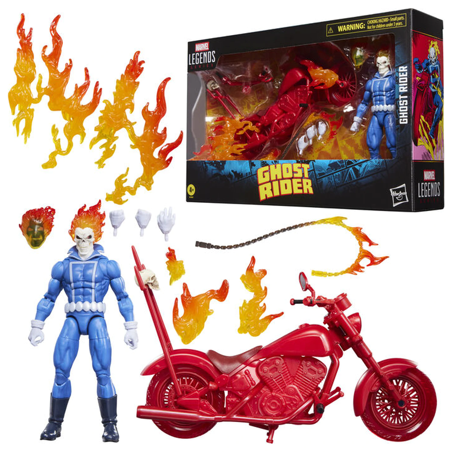 Marvel Legends Series Chost Rider Johnny Blaze figurina 15cm poza produsului