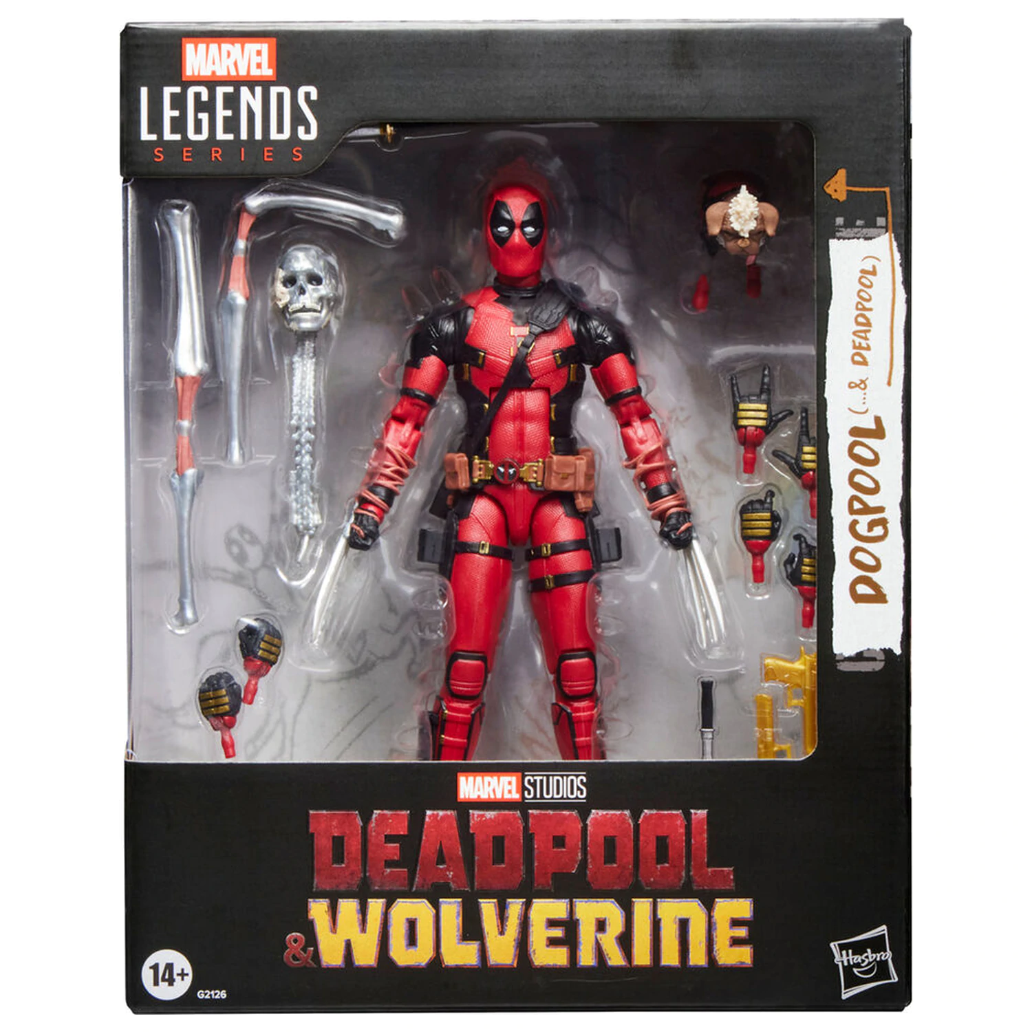 Marvel Legends Series Deadpool & Wolverine Dogpool & Deadpool figurina 15cm poza produsului