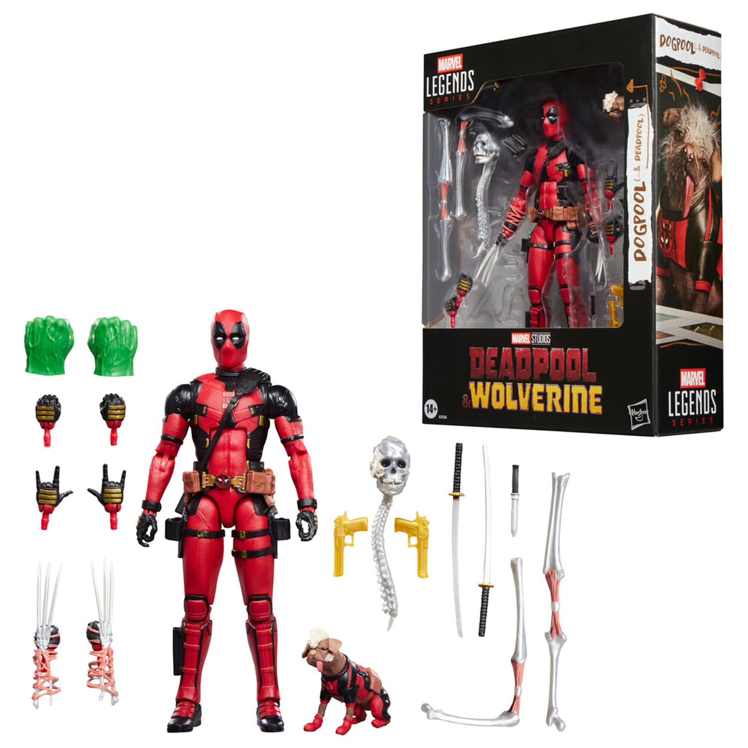 Marvel Legends Series Deadpool & Wolverine Dogpool & Deadpool figurina 15cm poza produsului