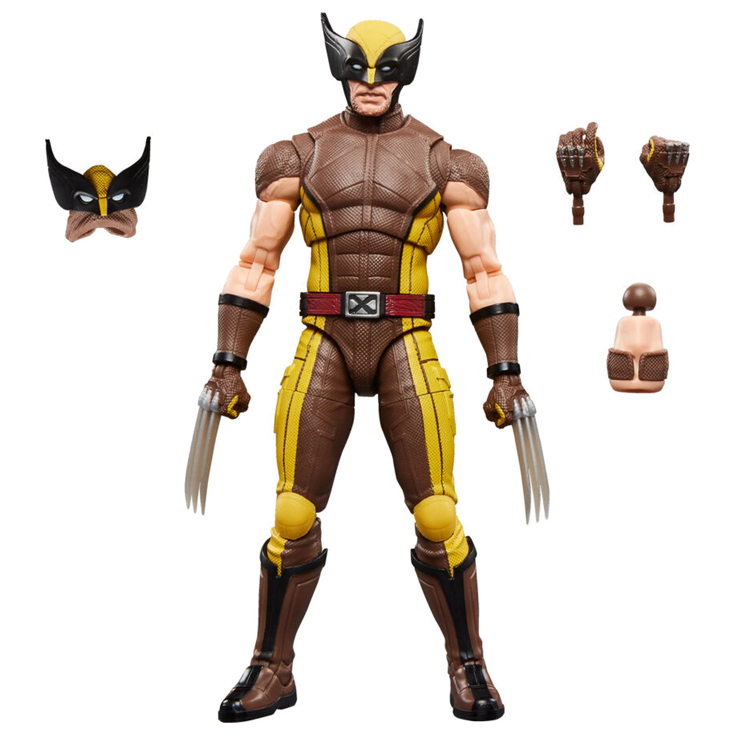 Marvel Legends Series Deadpool & Wolverine - figurina Wolverine Brown Suit 15cm poza produsului