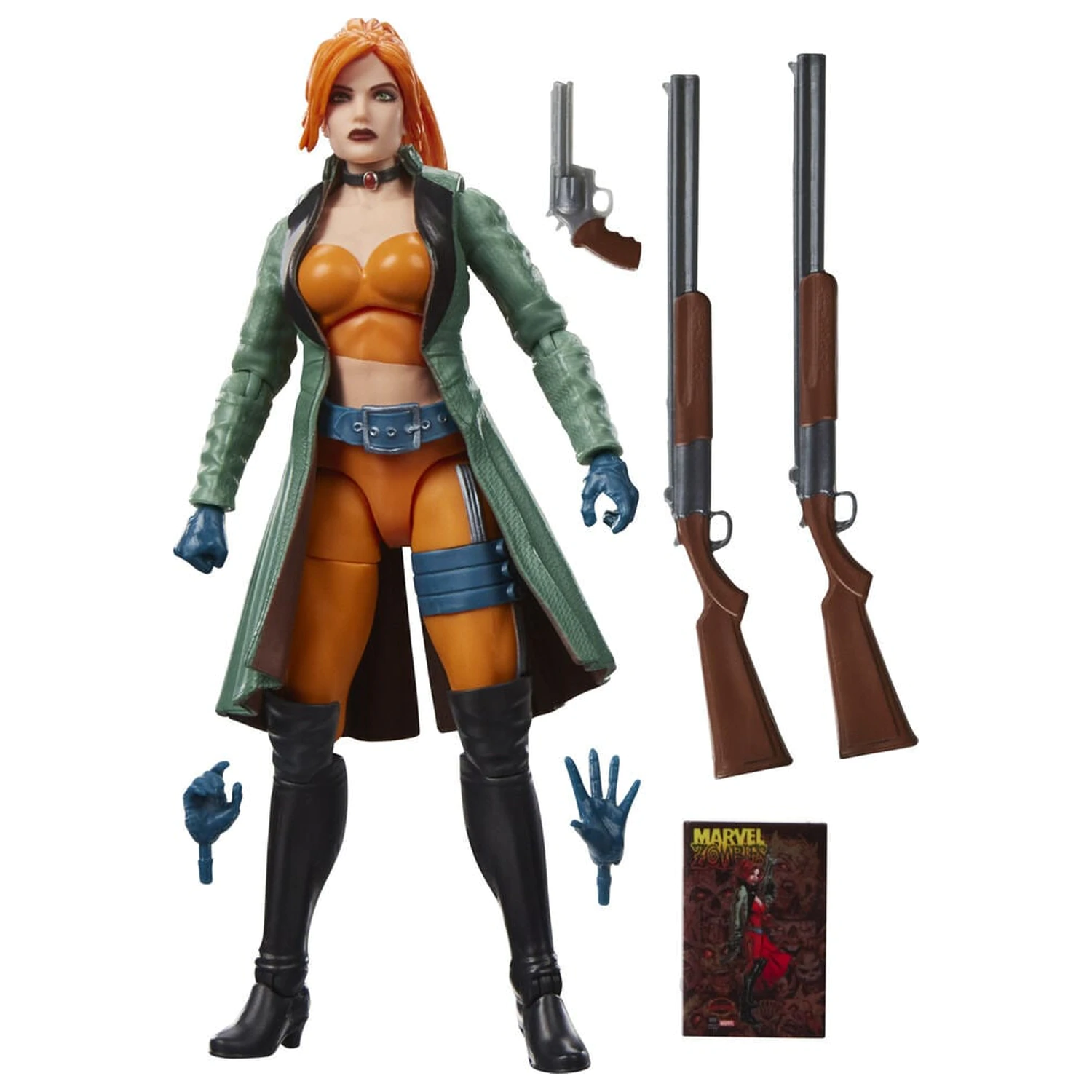 Figurina Marvel Legends Series Elsa Bloodstone Zombies 15cm poza produsului