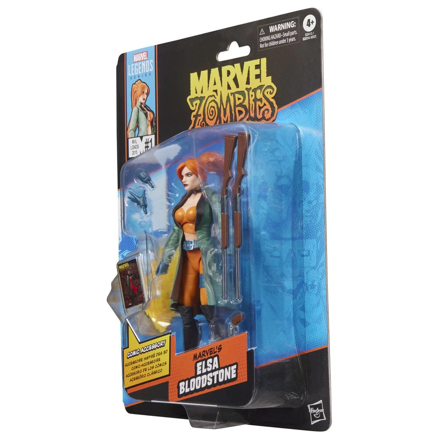 Figurina Marvel Legends Series Elsa Bloodstone Zombies 15cm poza produsului