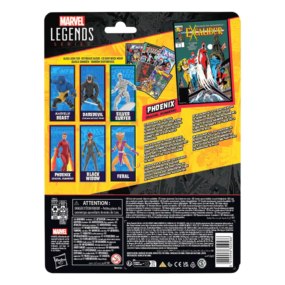 Marvel Legends Series Excalibur Phoenix Rachel Summers figurina 15 cm poza produsului