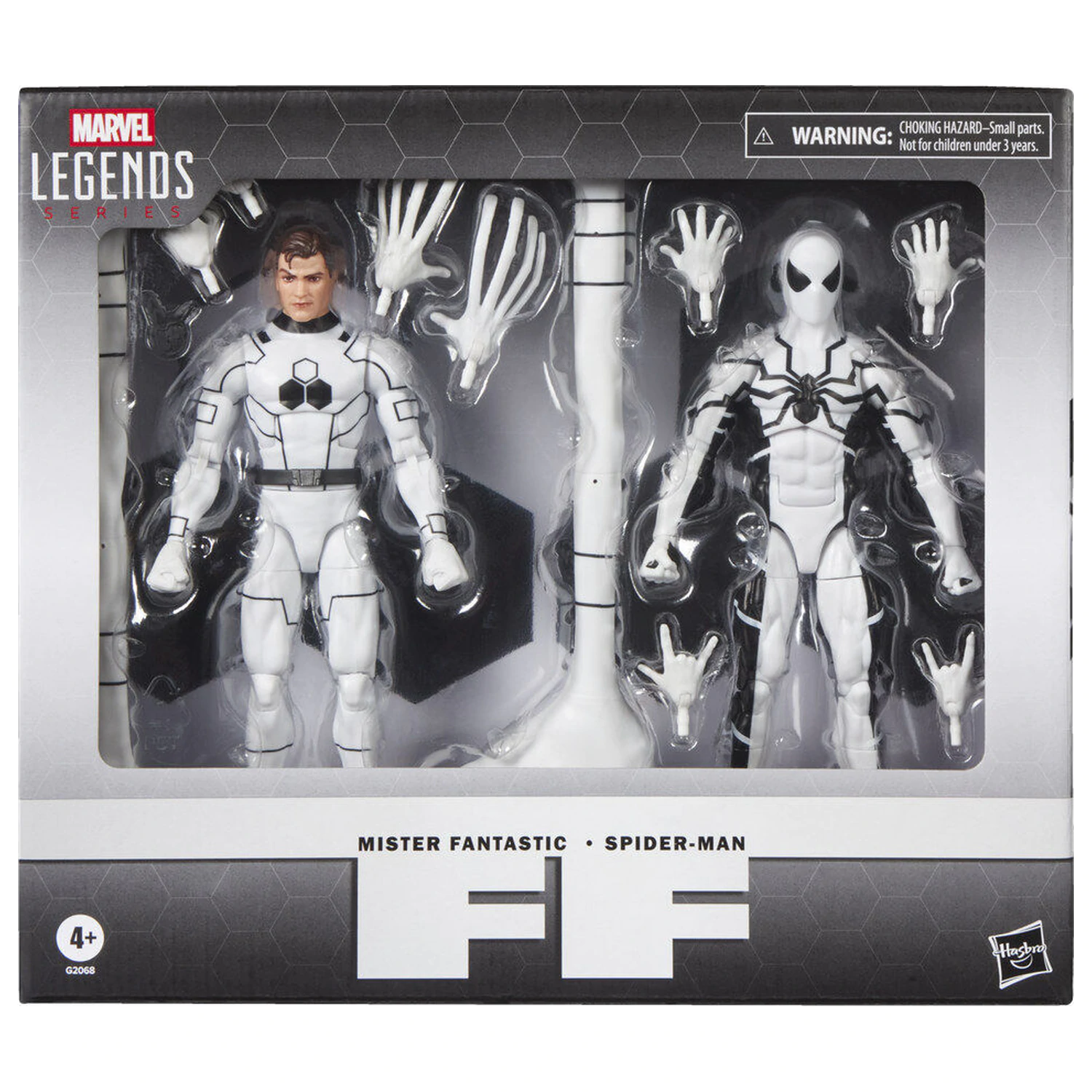 Marvel Legends Series Fantastic Four Mister Fantastic si Spiderman set 2 figurine 15cm poza produsului