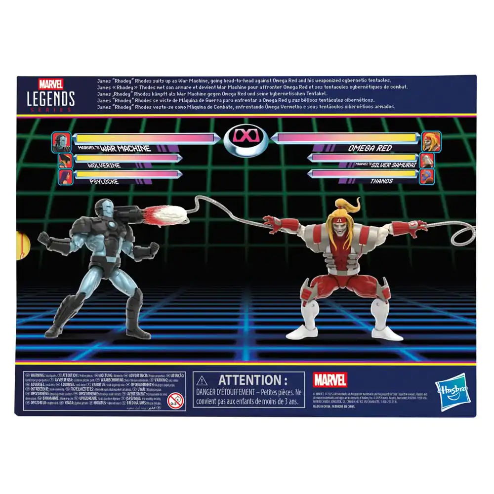 Marvel Legends Series Gamerverse Marvel's War Machine vs Marvel's Omega Red blister 2 figurine 15cm poza produsului