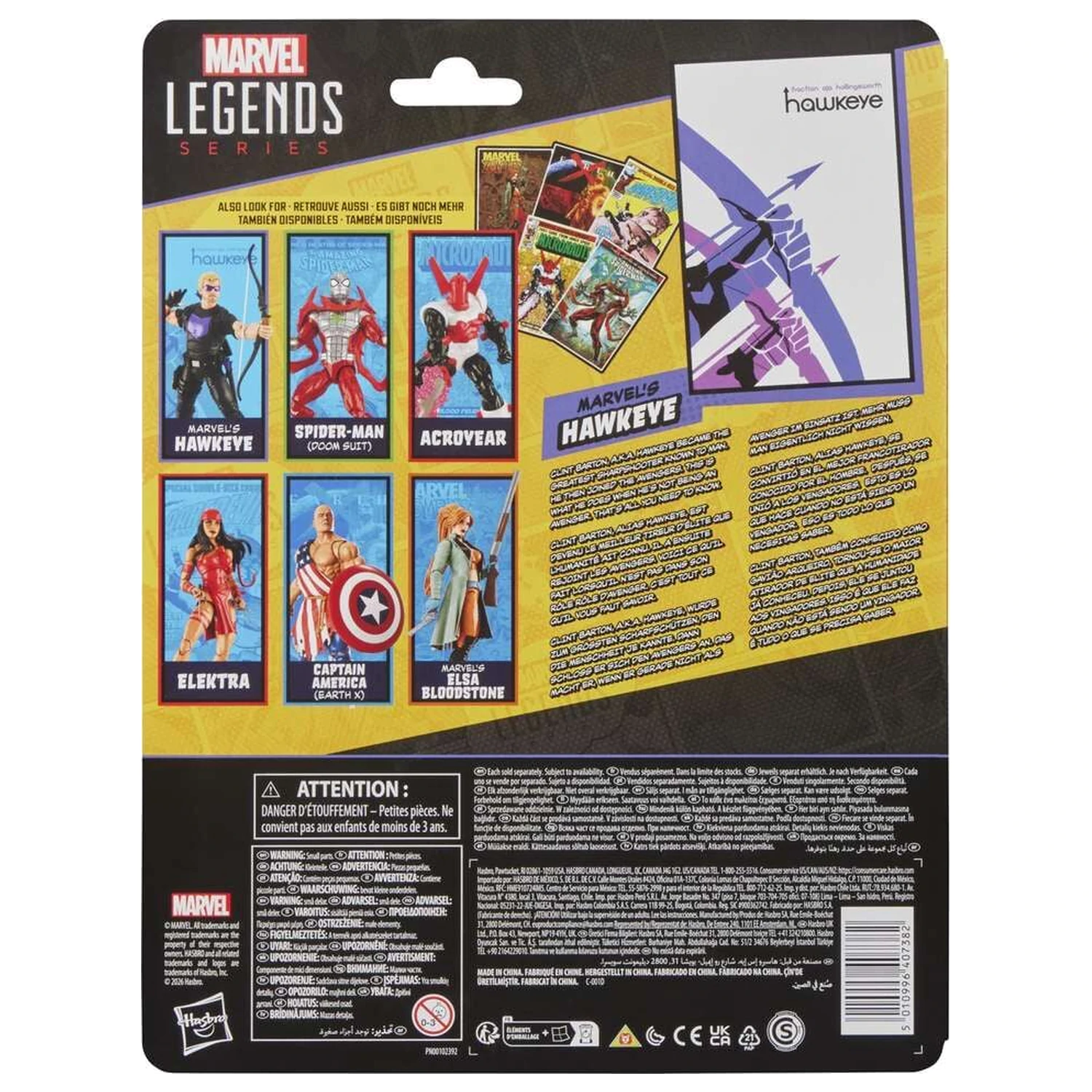 Figurina Marvel Legends Series Hawkeye 15cm poza produsului