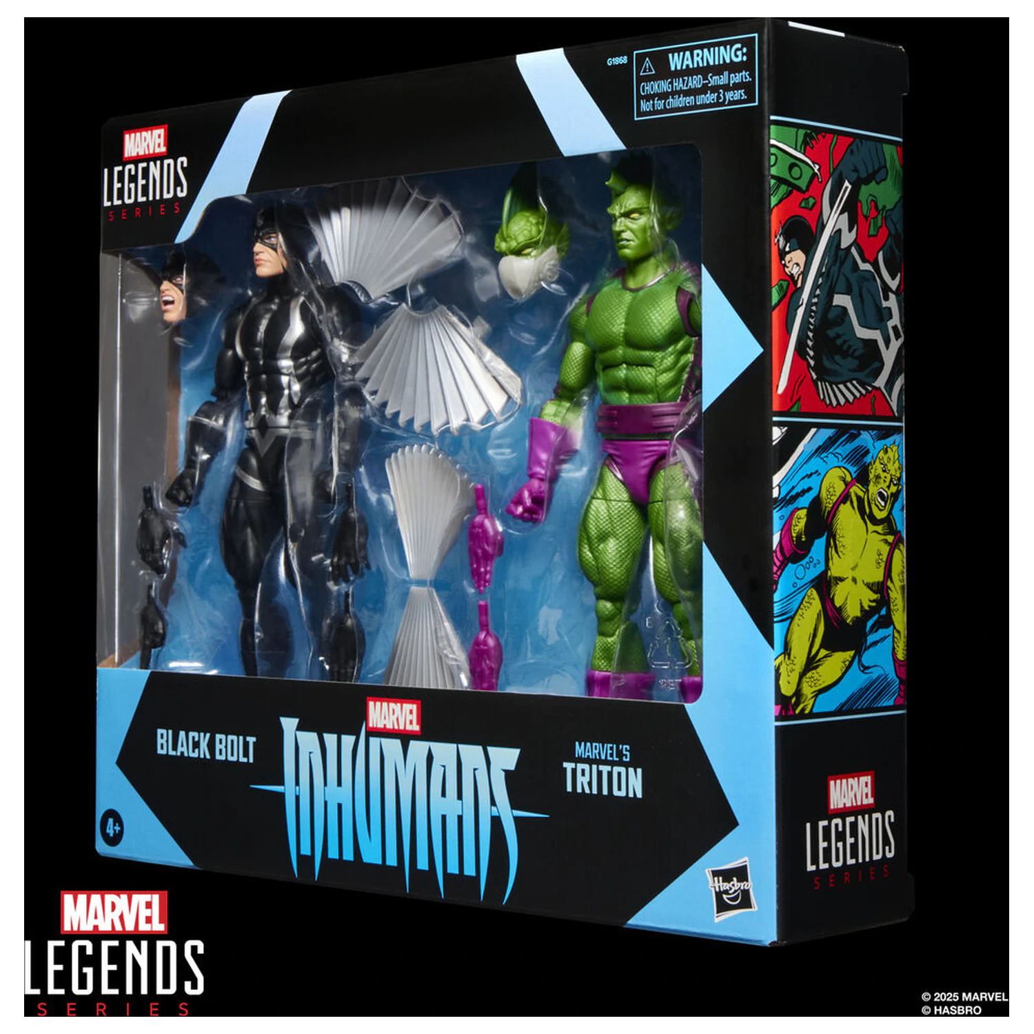 Marvel Legends Series Inhumans Black Bolt & Triton pachet 2 figurine 15cm poza produsului