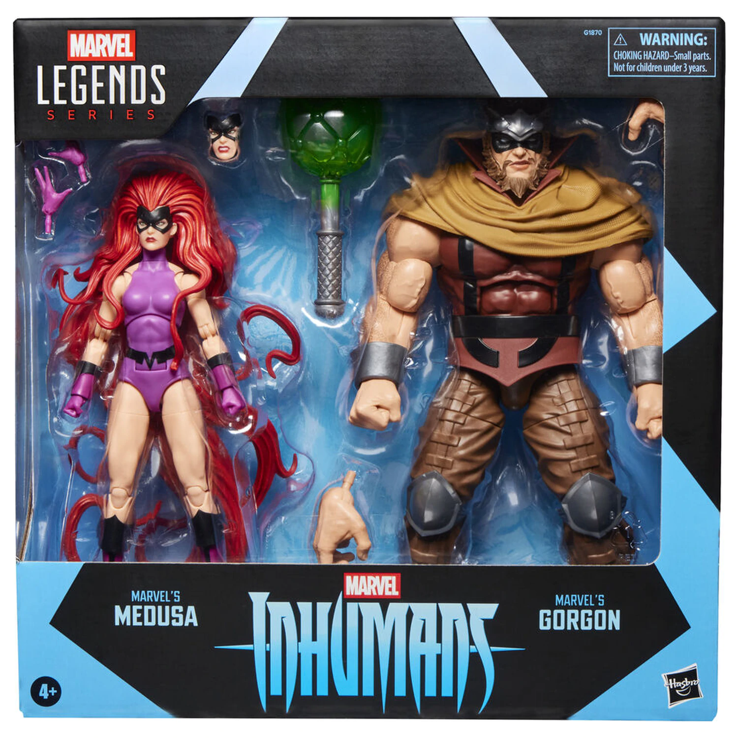 Marvel Legends Series Inhumans Medusa & Gorgon pachet 2 figuri poza produsului