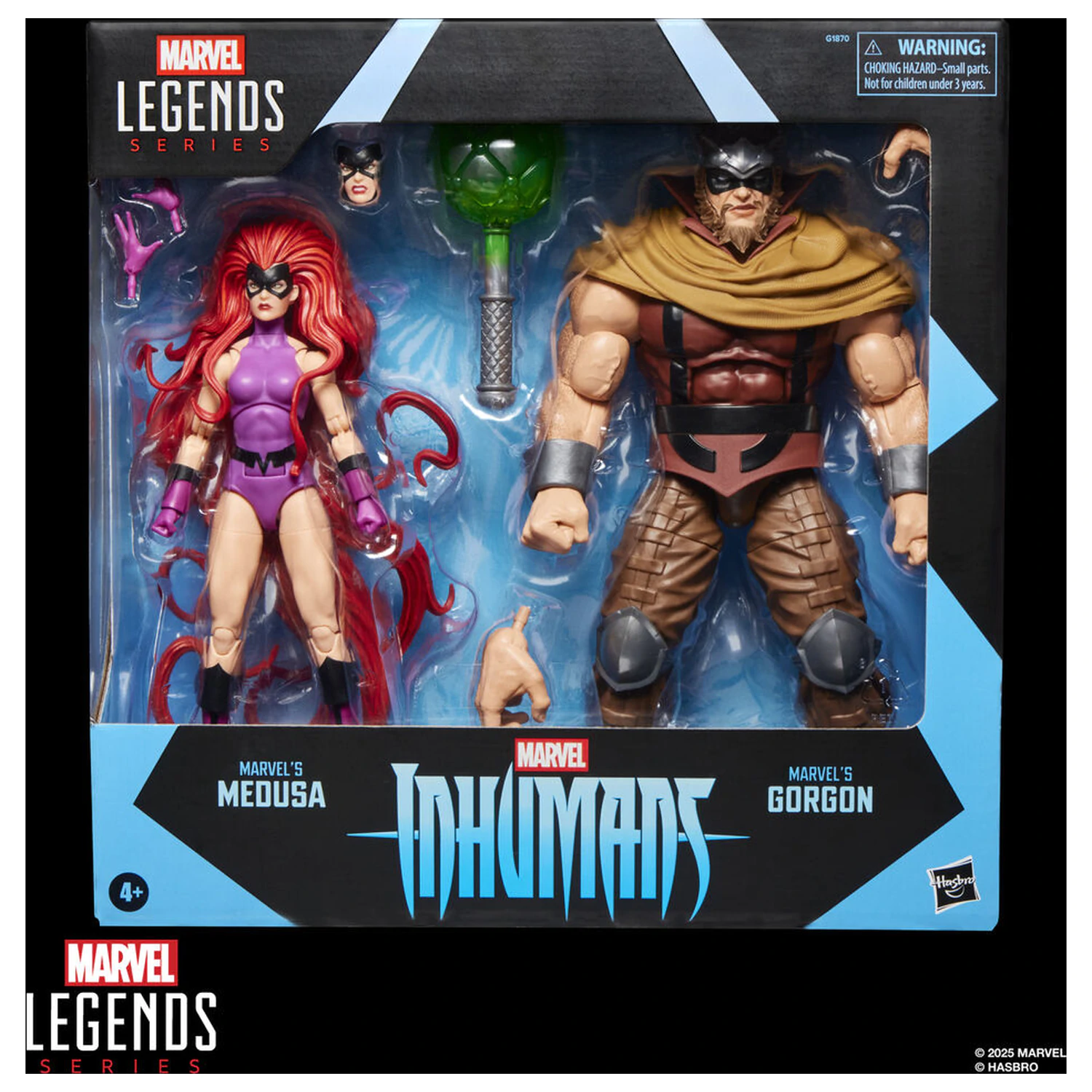 Marvel Legends Series Inhumans Medusa & Gorgon pachet 2 figuri poza produsului