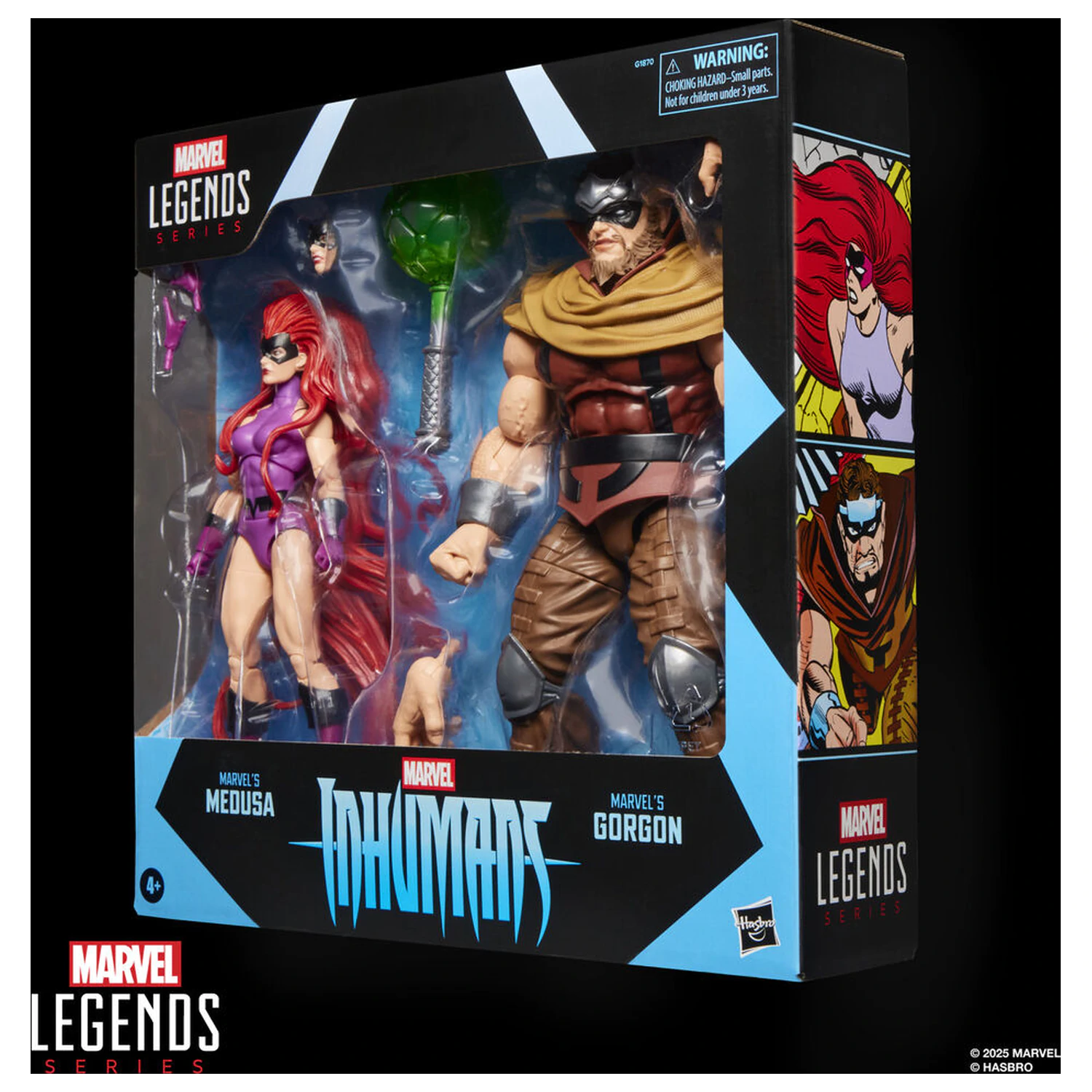 Marvel Legends Series Inhumans Medusa & Gorgon pachet 2 figuri poza produsului