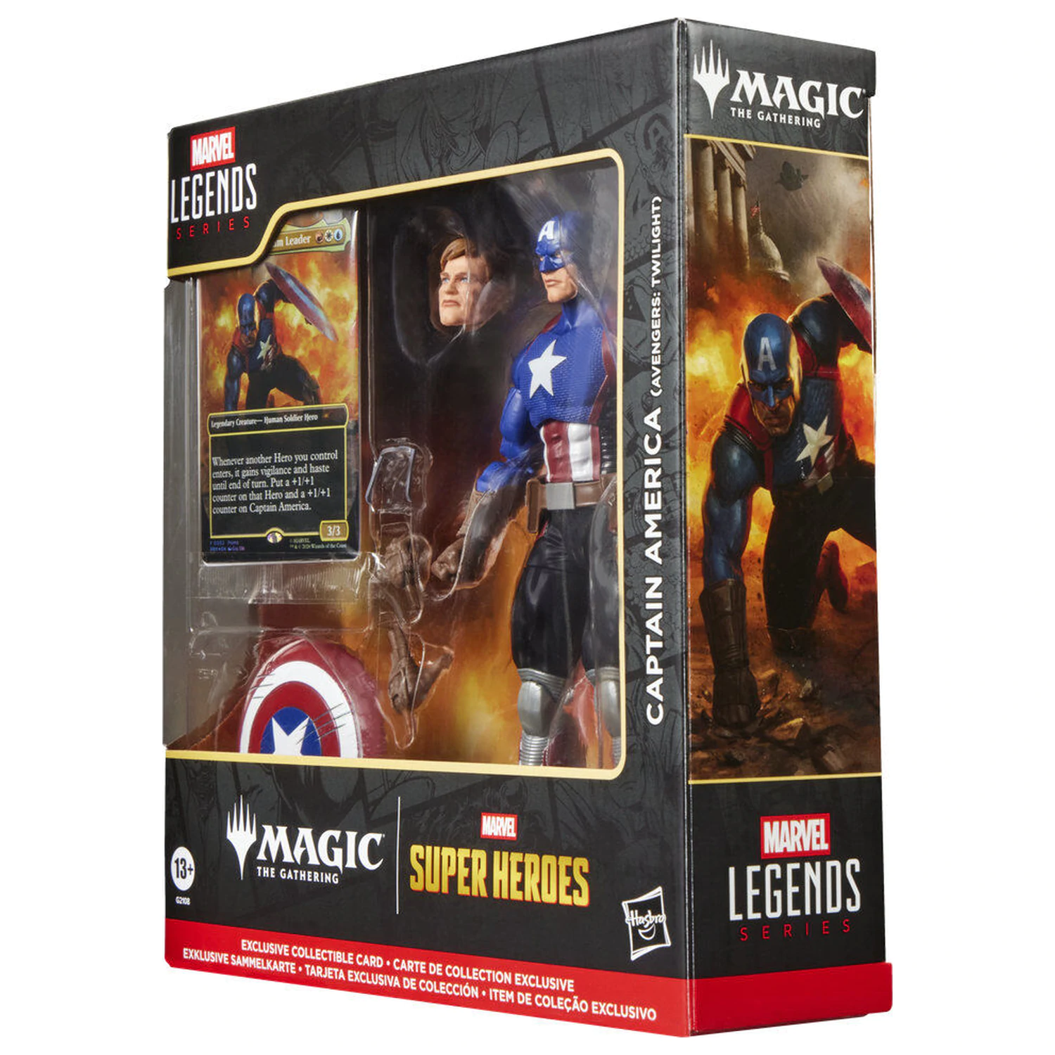 Marvel Legends Series Magic The Gathering Captain America Avengers Twilight figura de 15cm poza produsului