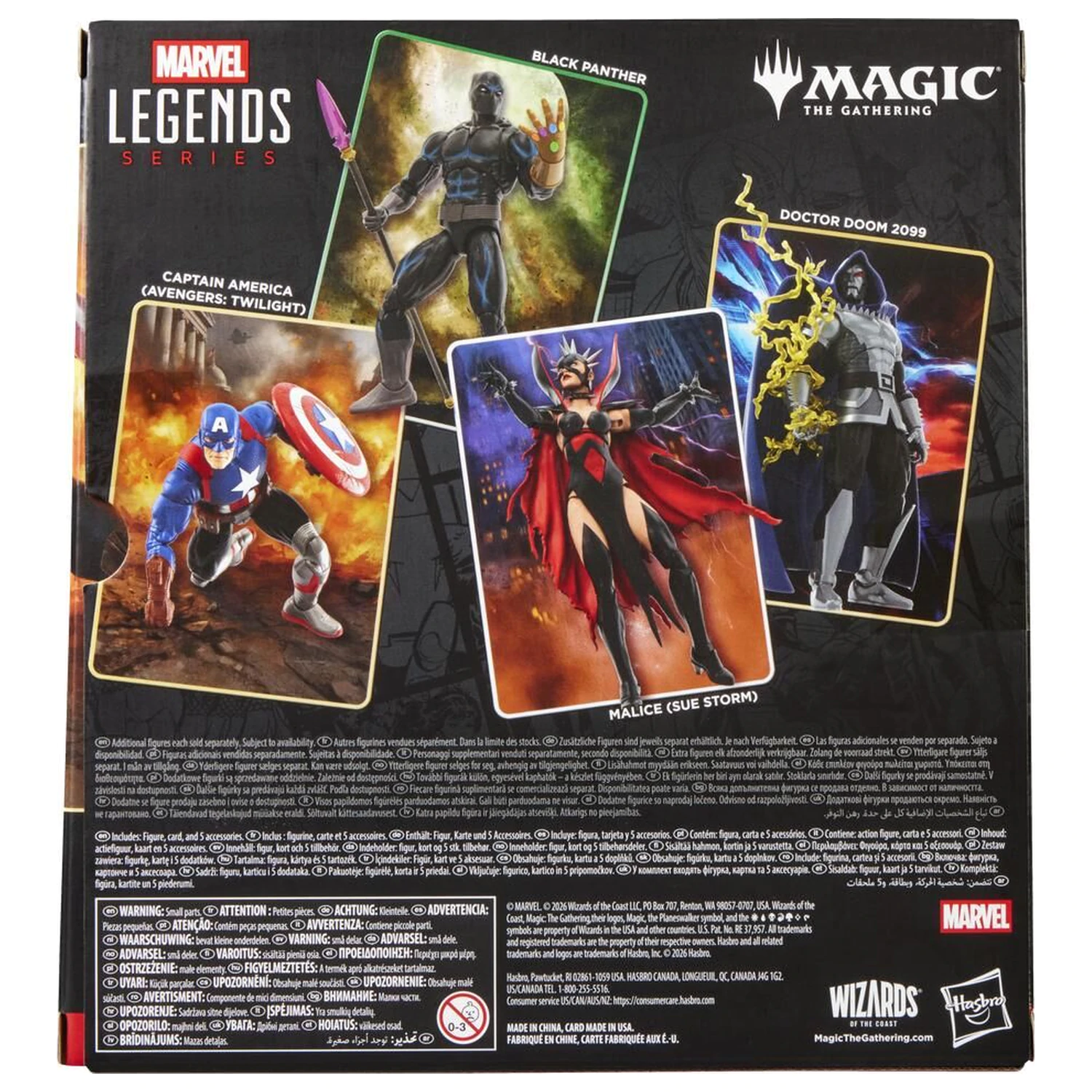 Marvel Legends Series Magic The Gathering Captain America Avengers Twilight figura de 15cm poza produsului