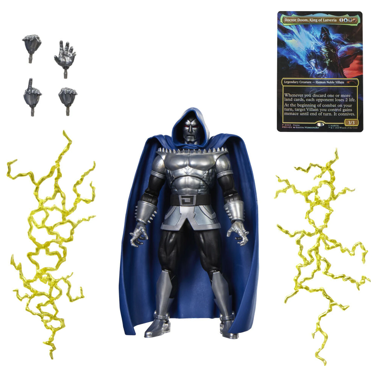Marvel Legends Series Magic The Gathering Doctor Doom 2099 figura 15cm poza produsului