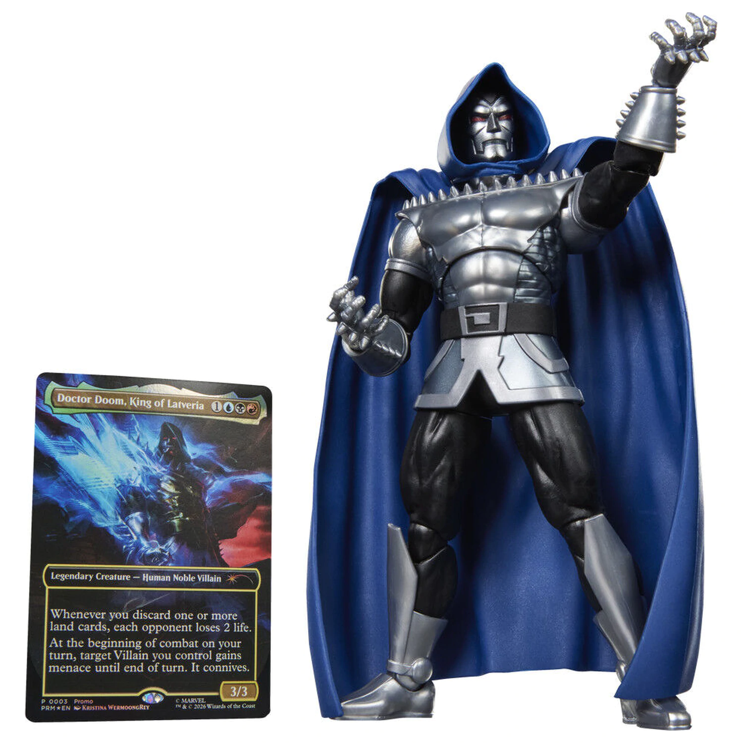 Marvel Legends Series Magic The Gathering Doctor Doom 2099 figura 15cm poza produsului