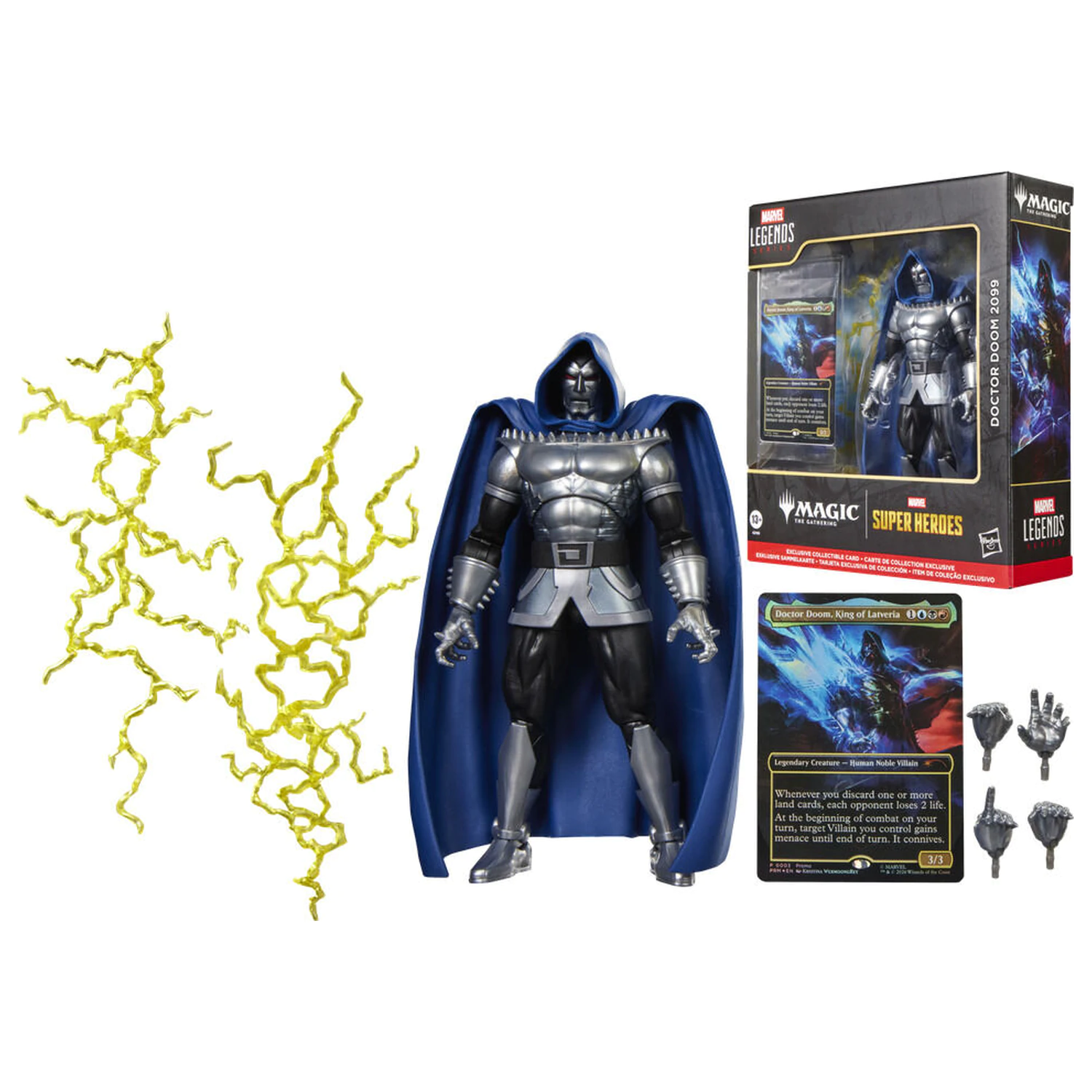 Marvel Legends Series Magic The Gathering Doctor Doom 2099 figura 15cm poza produsului