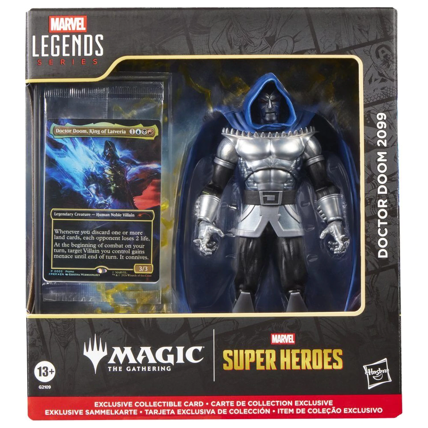 Marvel Legends Series Magic The Gathering Doctor Doom 2099 figura 15cm poza produsului