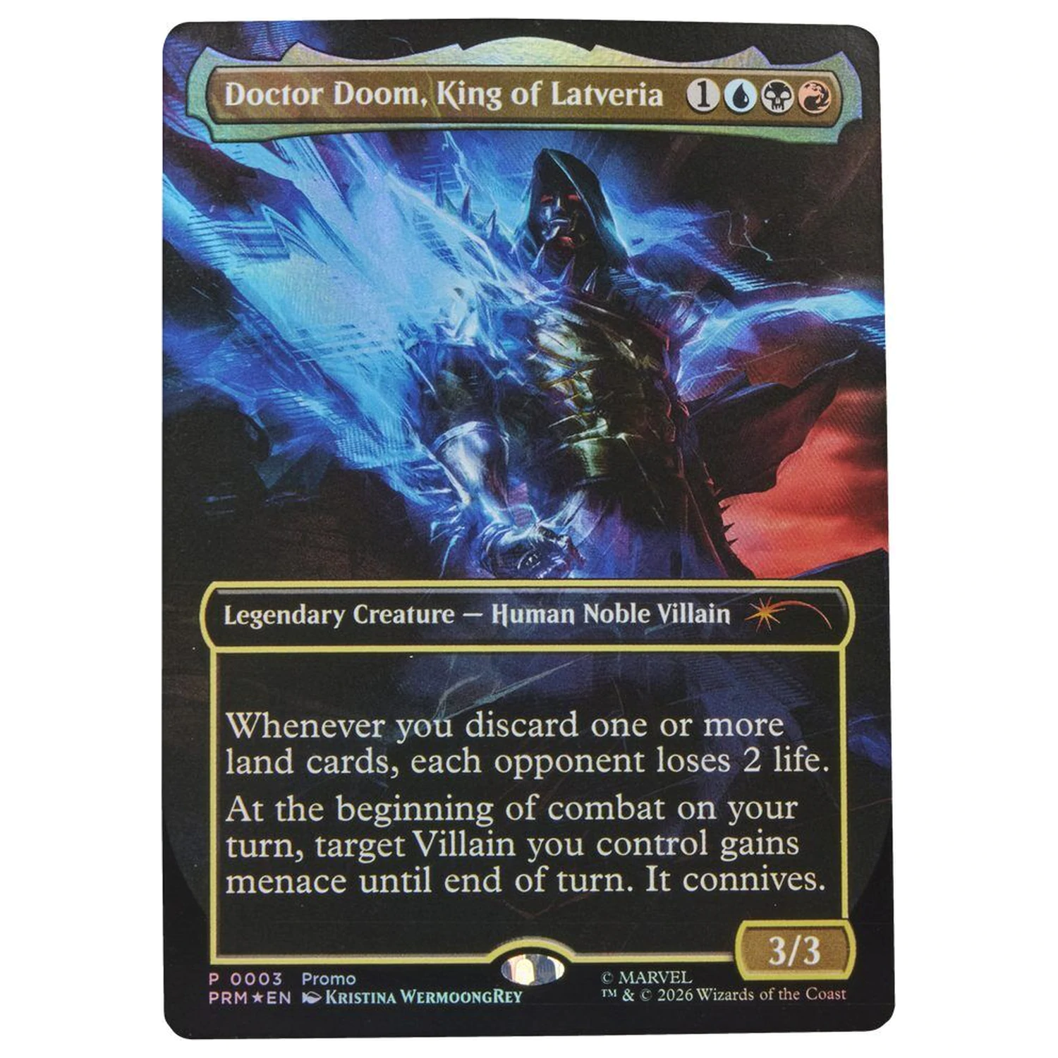 Marvel Legends Series Magic The Gathering Doctor Doom 2099 figura 15cm poza produsului