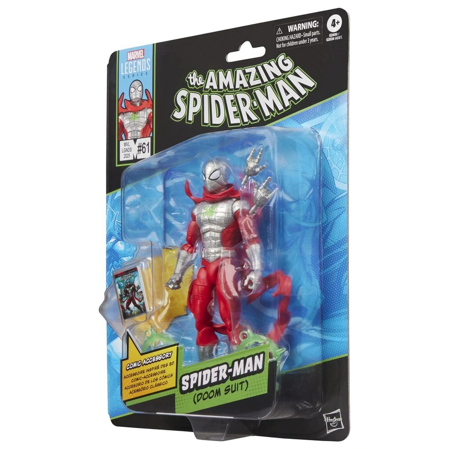 Marvel Legends Series Spiderman Doom Suit The Amazing Spider-Man figurina 15cm poza produsului