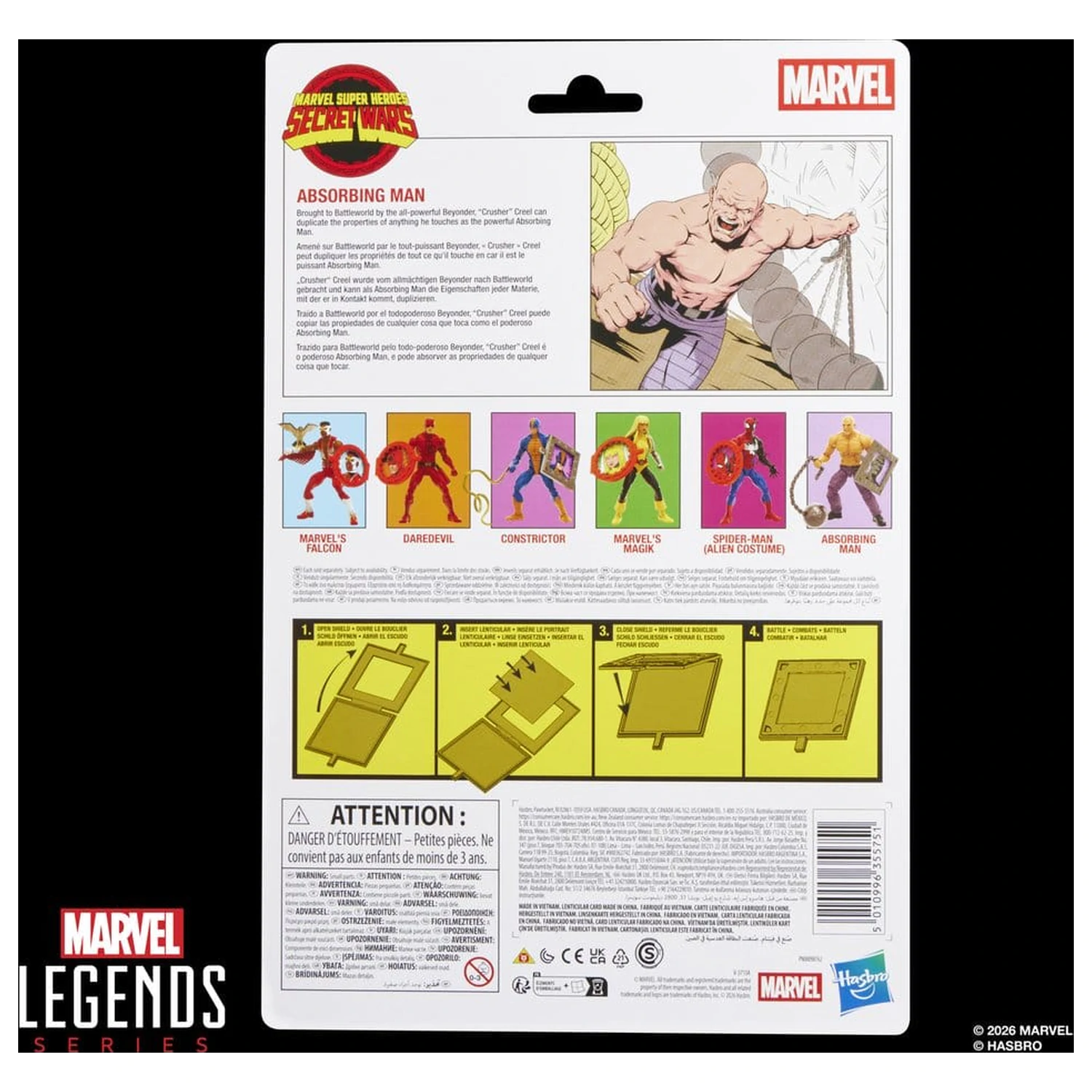 Marvel Legends Series Secret Wars Absorbing figurina 15cm poza produsului