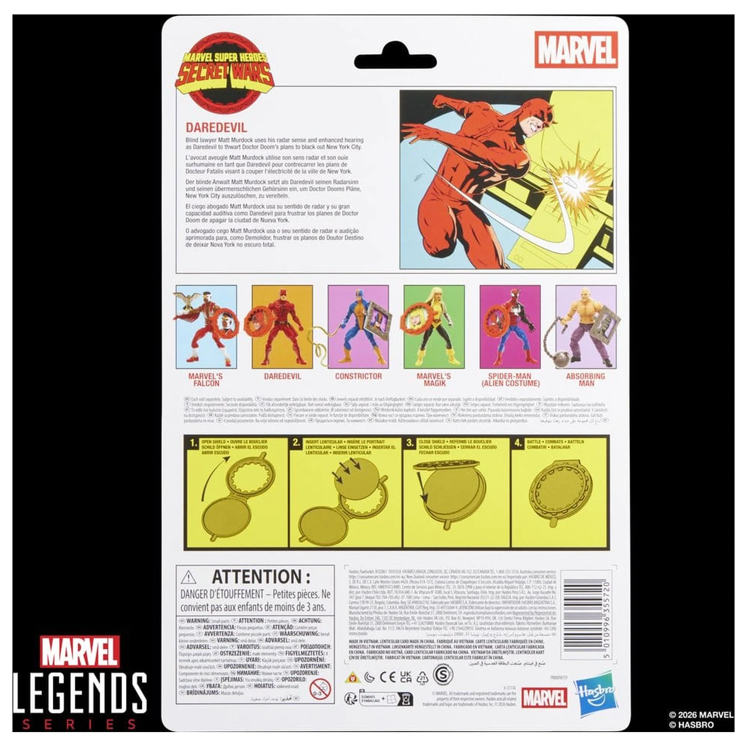 Marvel Legends Series Secret Wars Daredevil figurina 15cm poza produsului