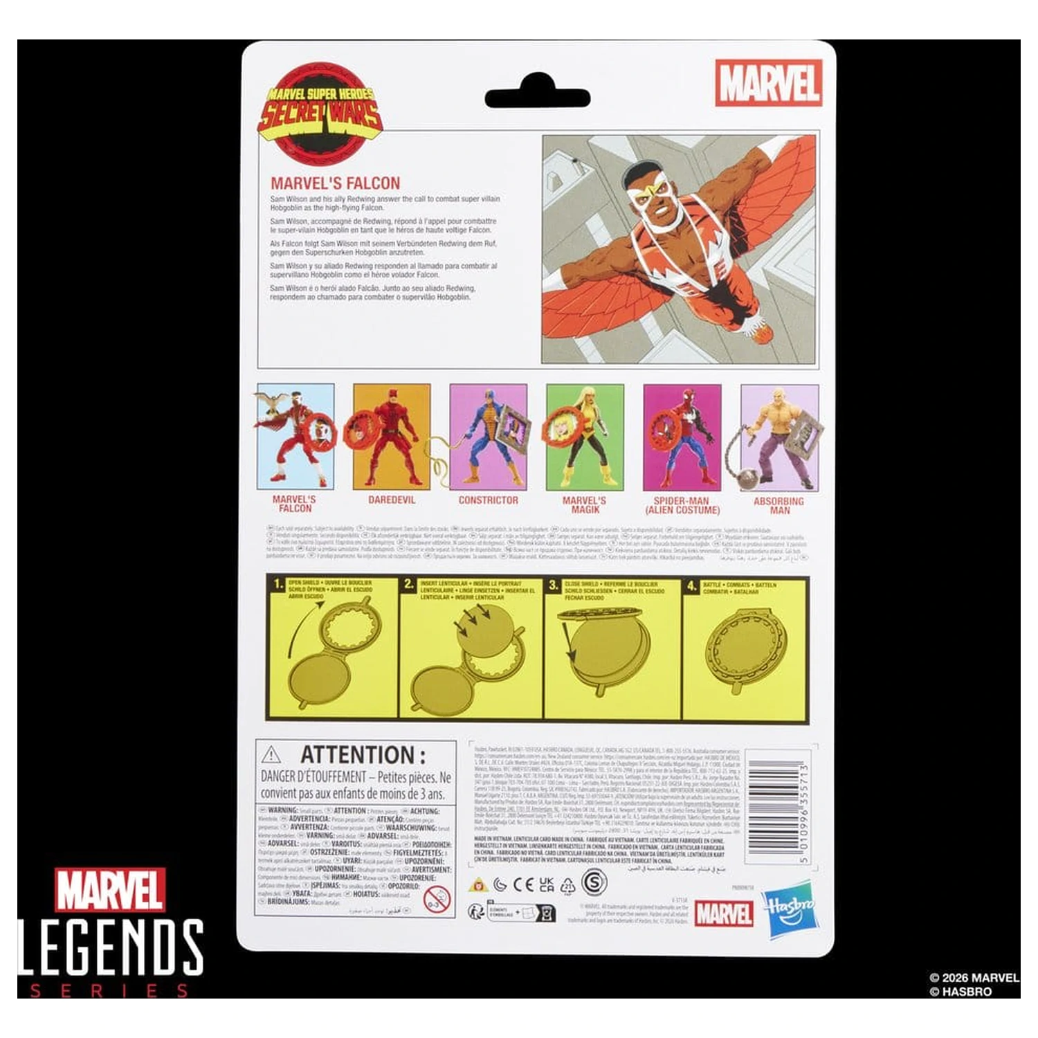 Marvel Legends Series Secret Wars figurina Marvel's Falcon 15 cm poza produsului