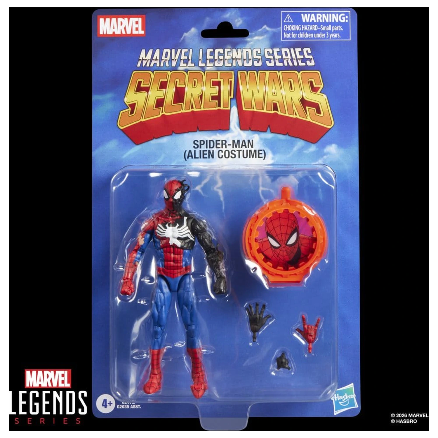 Marvel Legends Series Secret Wars Spiderman Alien Costume figurina 15cm poza produsului