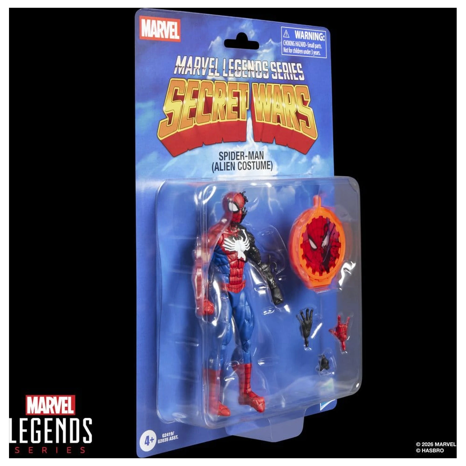 Marvel Legends Series Secret Wars Spiderman Alien Costume figurina 15cm poza produsului