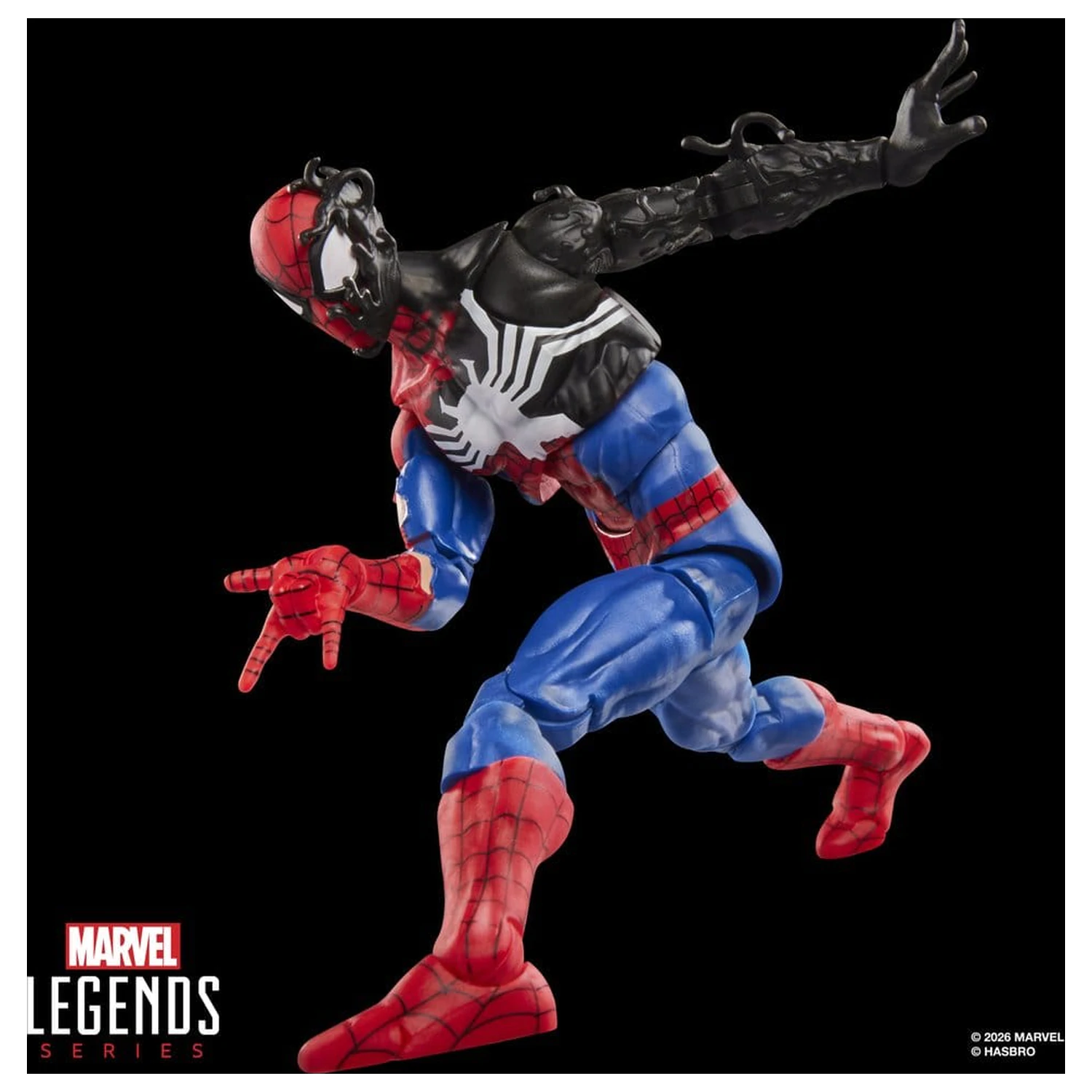 Marvel Legends Series Secret Wars Spiderman Alien Costume figurina 15cm poza produsului