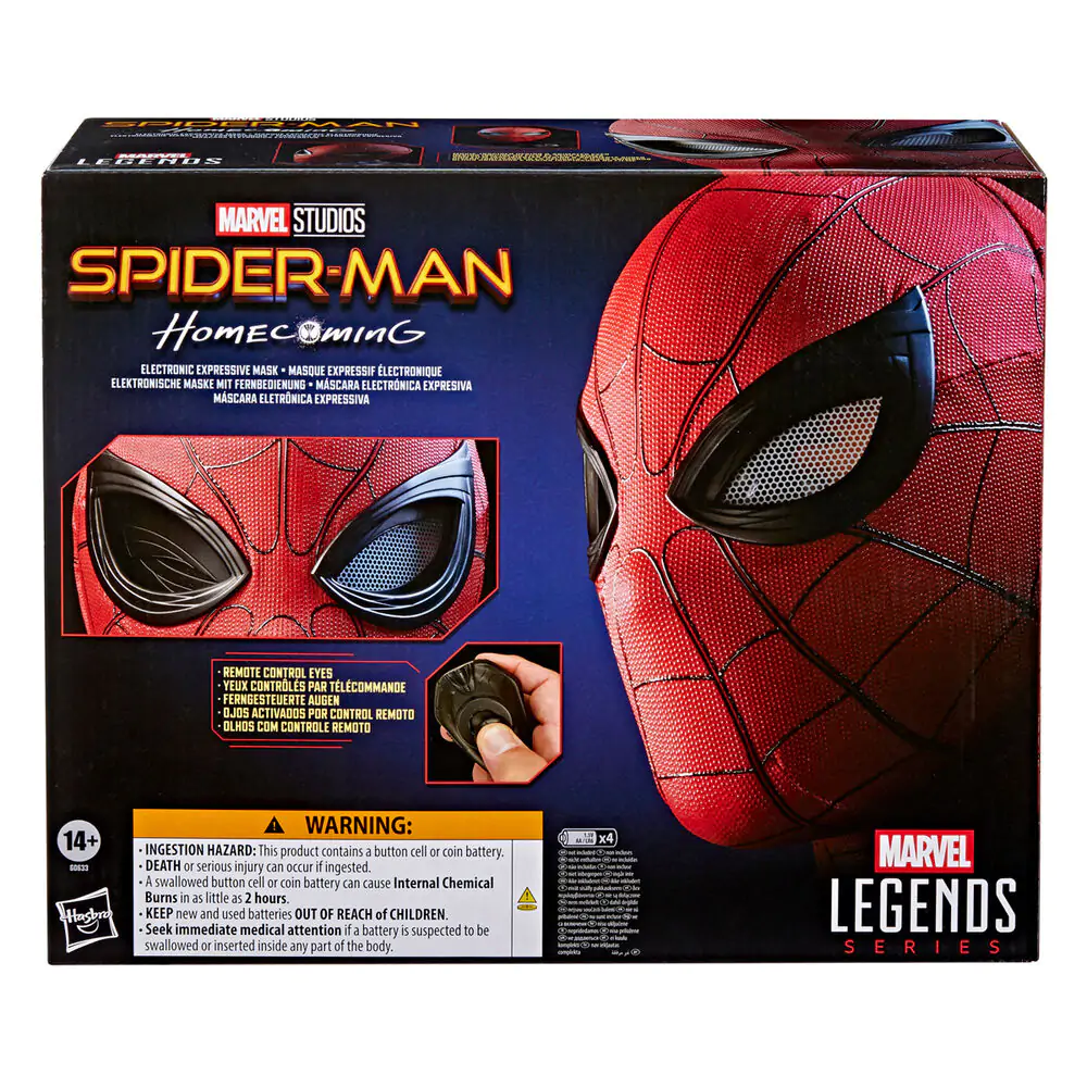MARVEL SPIDER-MAN coming マスク Marvel Legends Series Spider-Man: Homecoming masca electronica