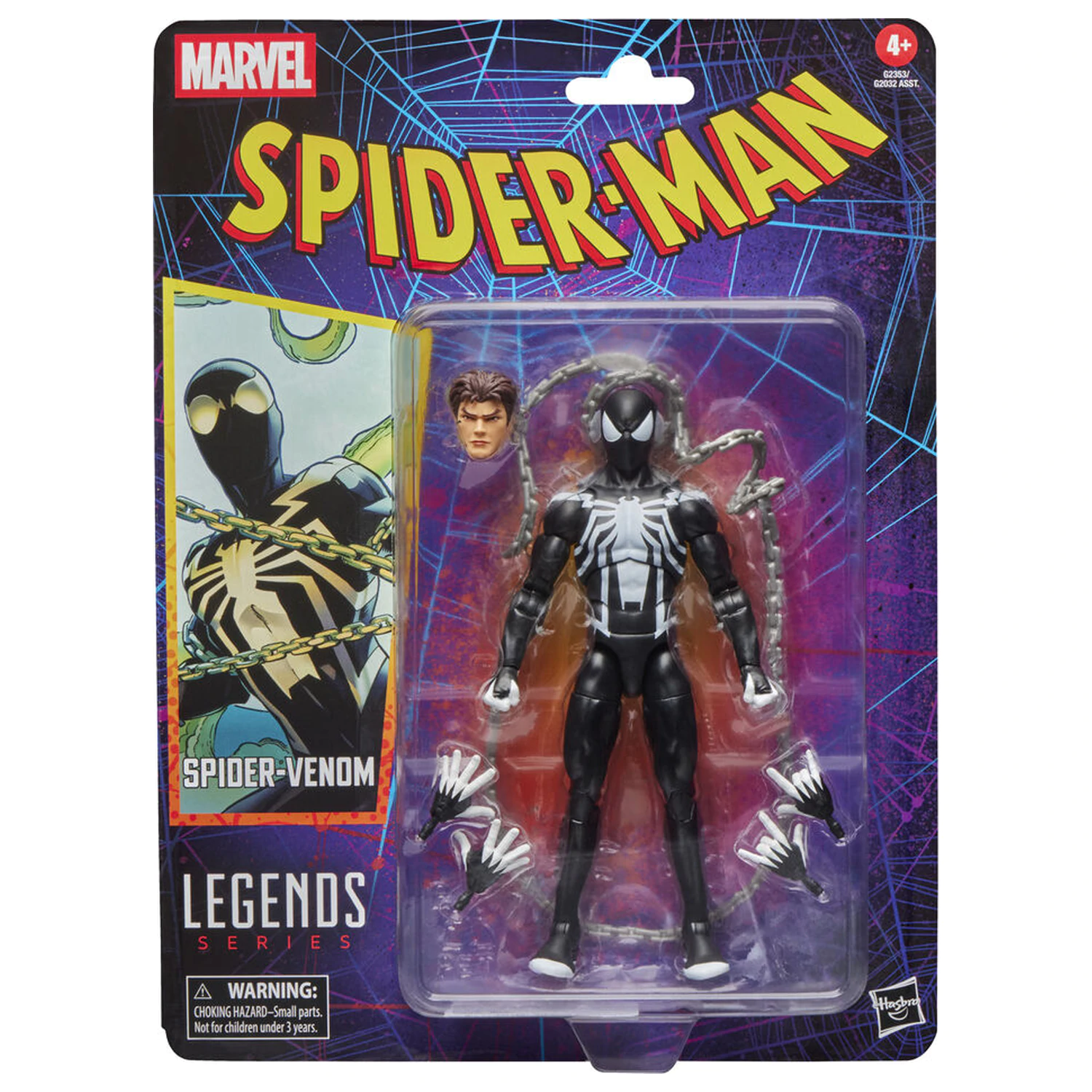 Marvel Legends Series Spider-Man Spider-Venom figurina 15cm poza produsului