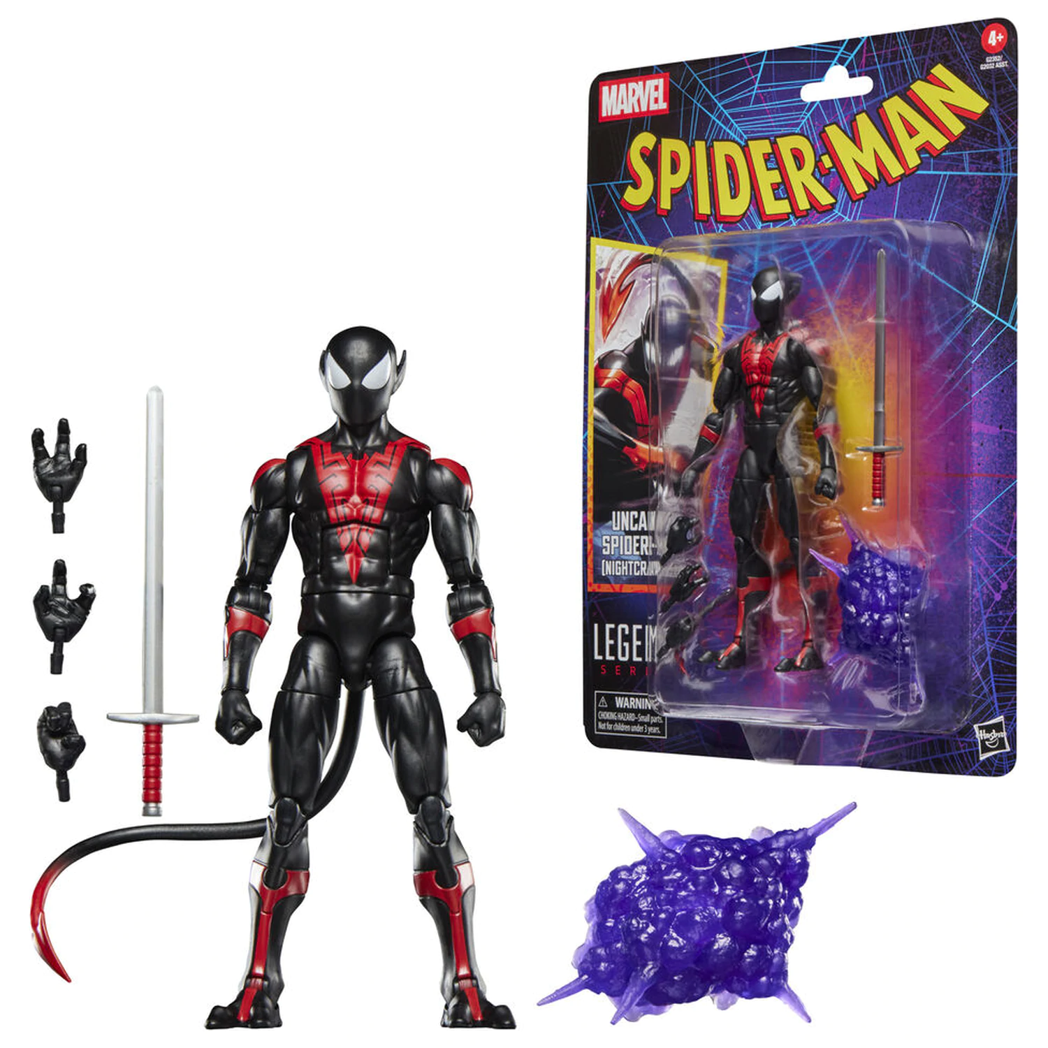 Marvel Legends Series Spider-Man Uncanny Spider-Man Nightcrawler figura 15cm poza produsului
